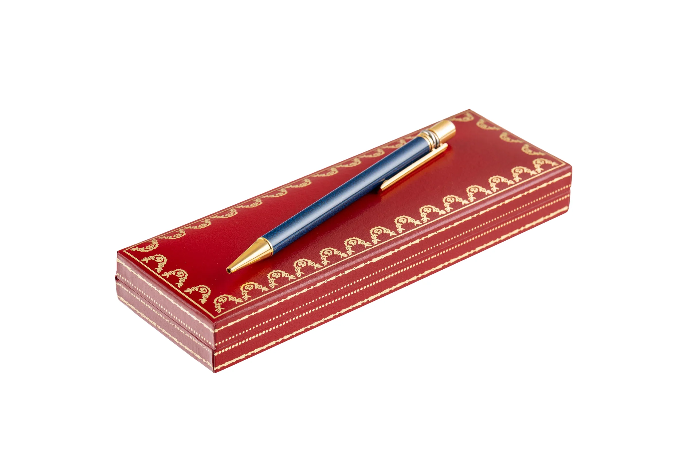 Cartier Ballpoint Pen Must Lacquer Blue Ballpoint Pen Trinity Blue Pen Ref. ST150008[KL25884] - Image 7