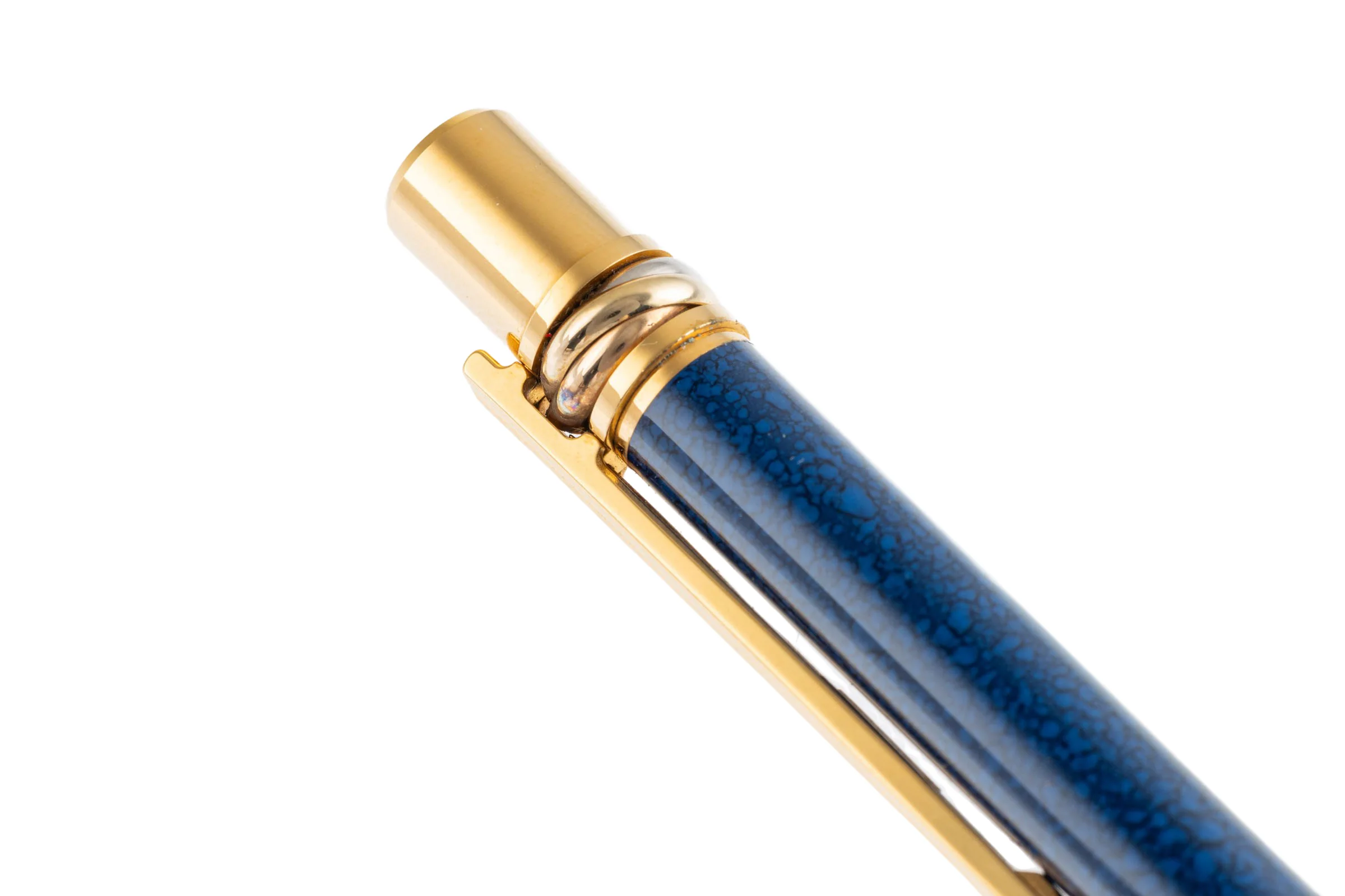 Cartier Ballpoint Pen Must Lacquer Blue Ballpoint Pen Trinity Blue Pen Ref. ST150008[KL25884] - Image 9