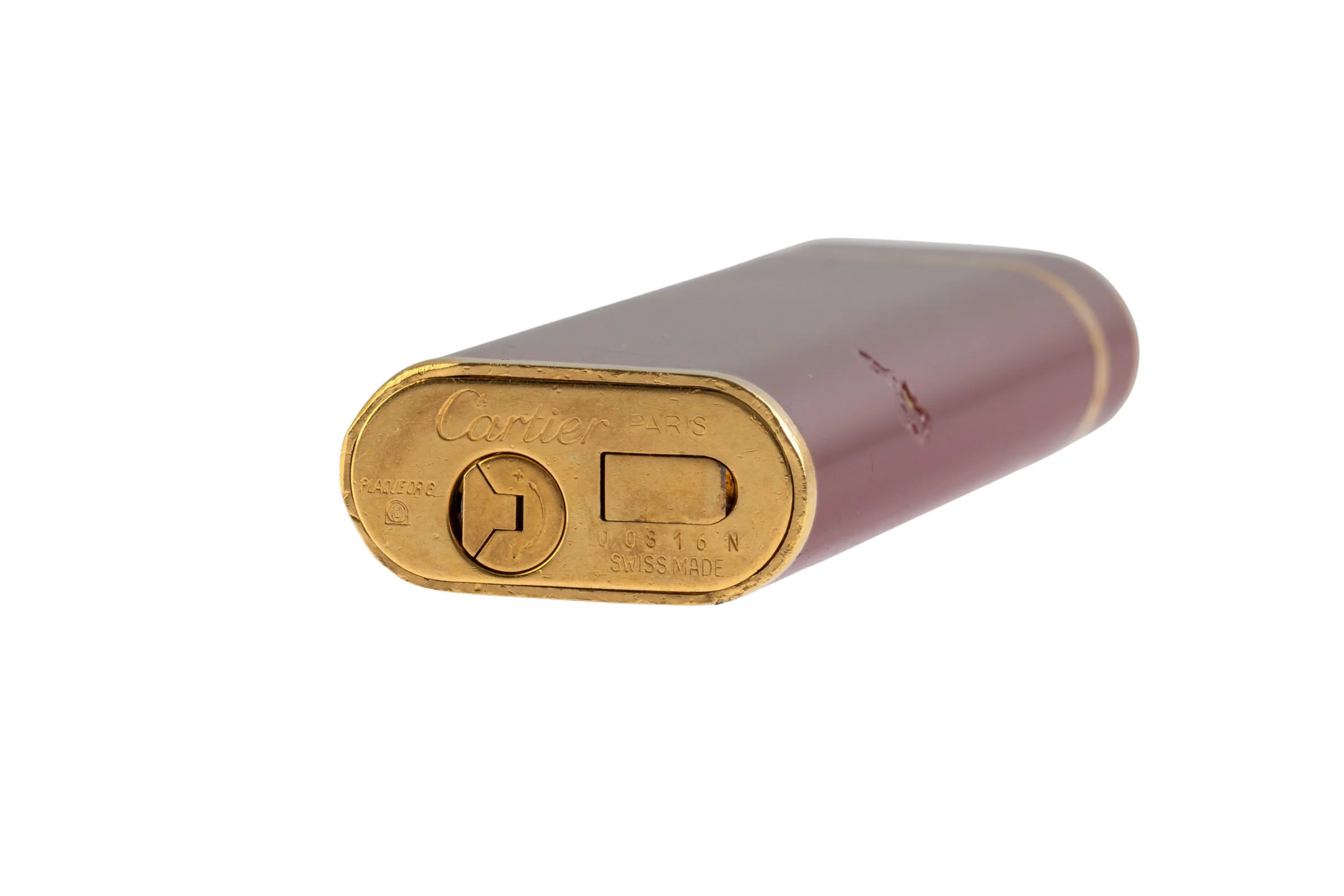 Cartier Briquets Lighters Feuerzeug Lacquered Garnet Red Ref. CA 20402[KL25979] - Image 10