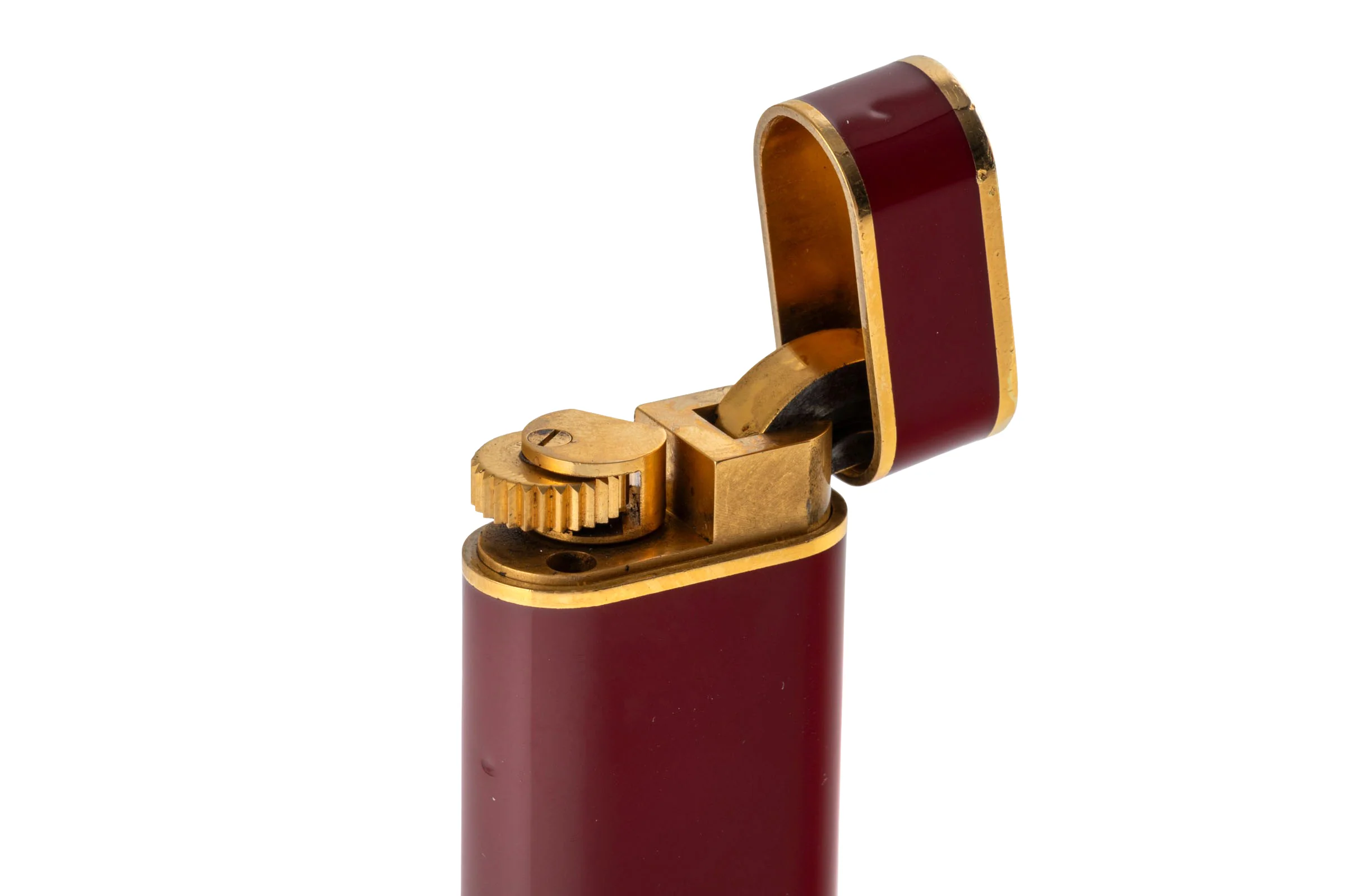 Cartier Briquets Lighters Feuerzeug Lacquered Garnet Red Ref. CA 20402[KL25979] - Image 13