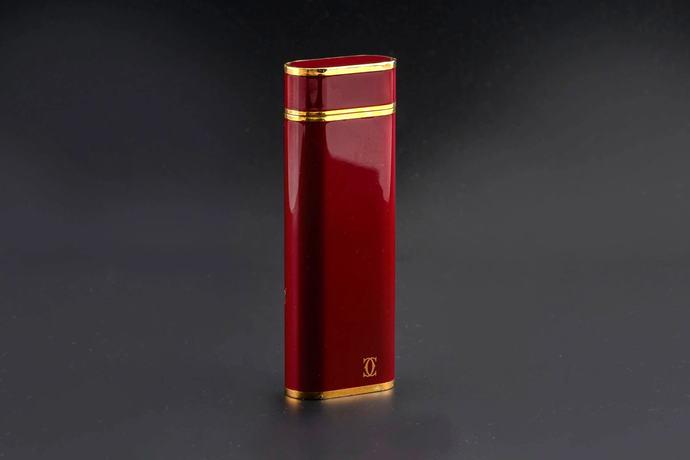 Cartier Briquets Lighters Feuerzeug Lacquered Garnet Red Ref. CA 20402[KL25979] - Image 3