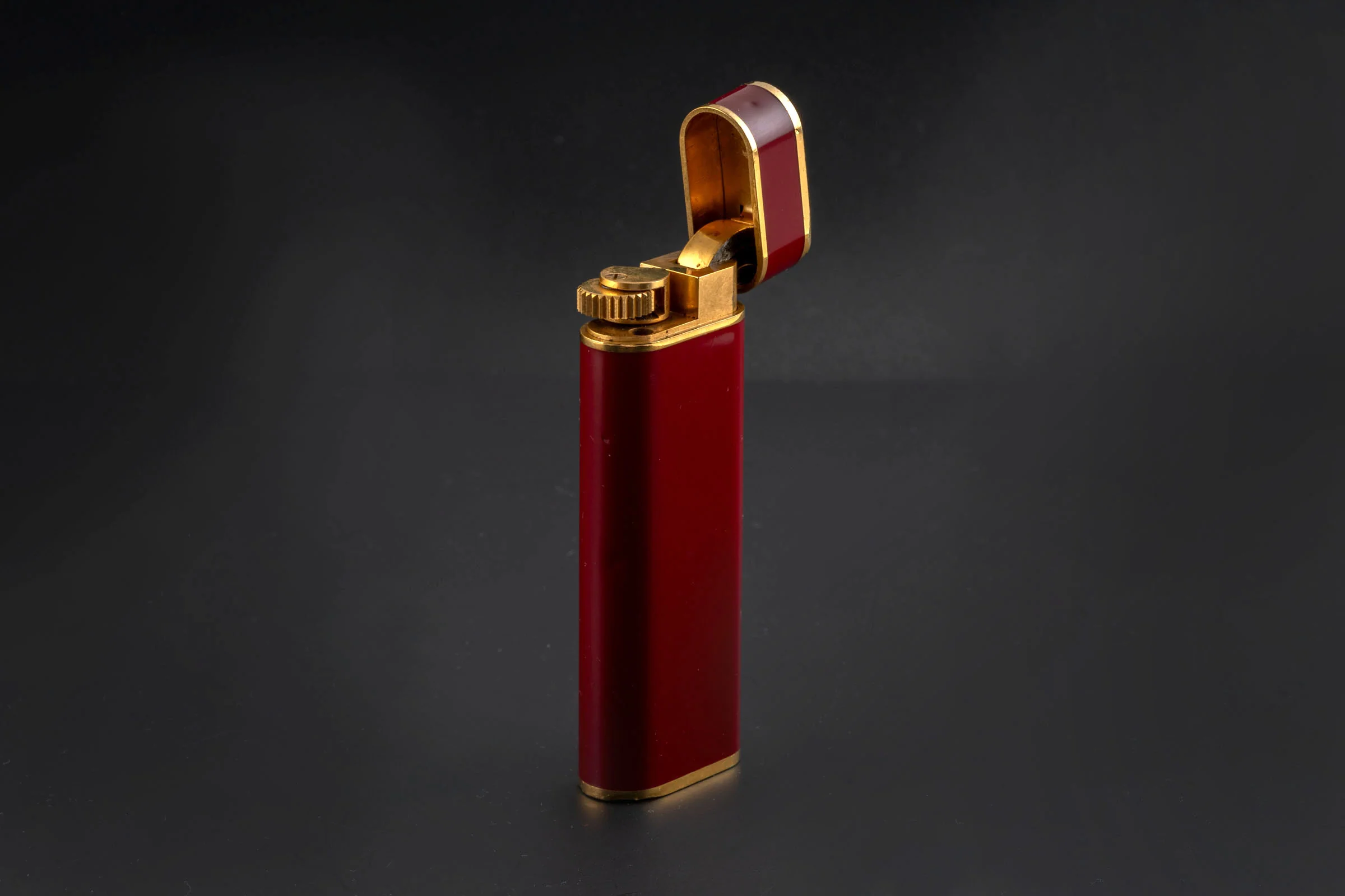Cartier Briquets Lighters Feuerzeug Lacquered Garnet Red Ref. CA 20402[KL25979] - Image 5