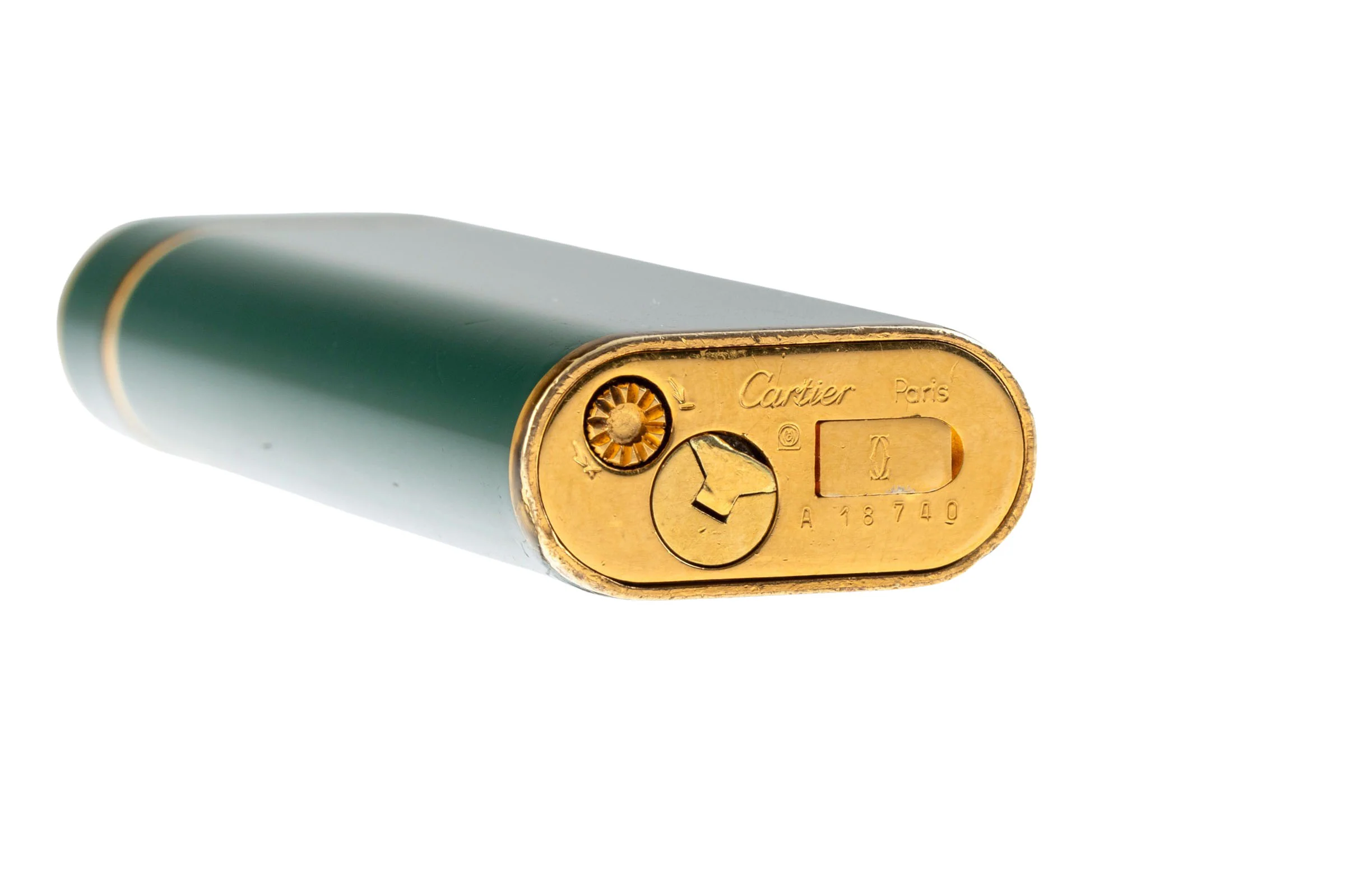 Cartier Briquets Lighters Lacquered in Green with Box [KL25977] - Image 13
