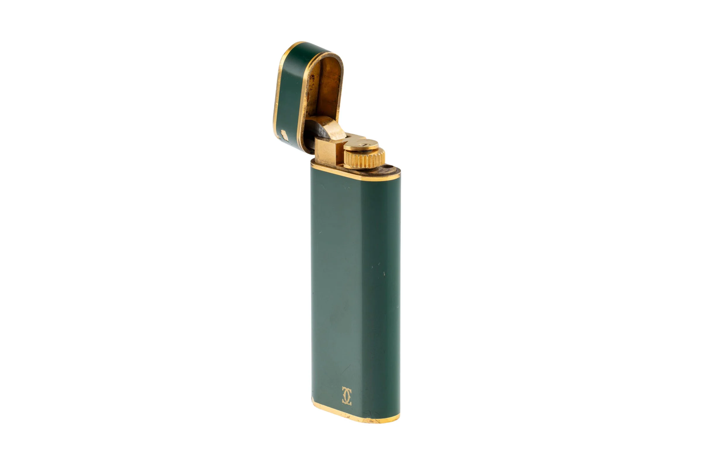 Cartier Briquets Lighters Lacquered in Green with Box [KL25977] - Image 14