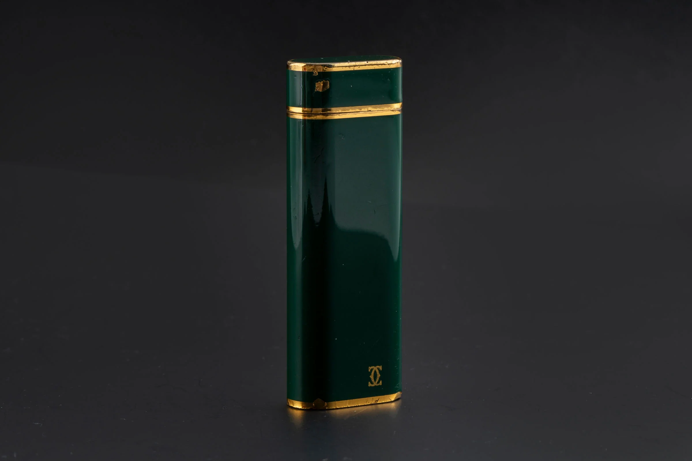 Cartier Briquets Lighters Lacquered in Green with Box [KL25977] - Image 4