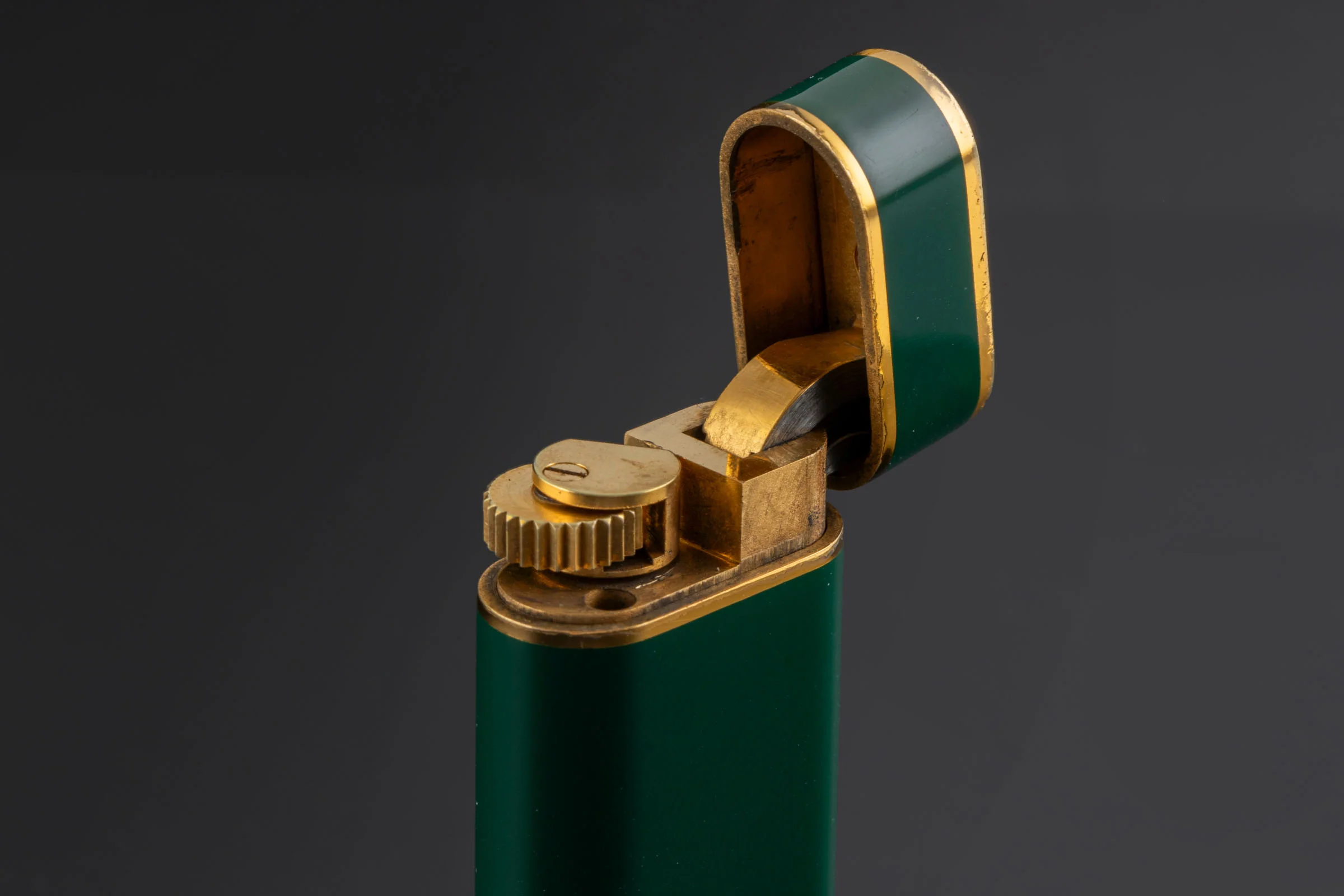 Cartier Briquets Lighters Lacquered in Green with Box [KL25977] - Image 5