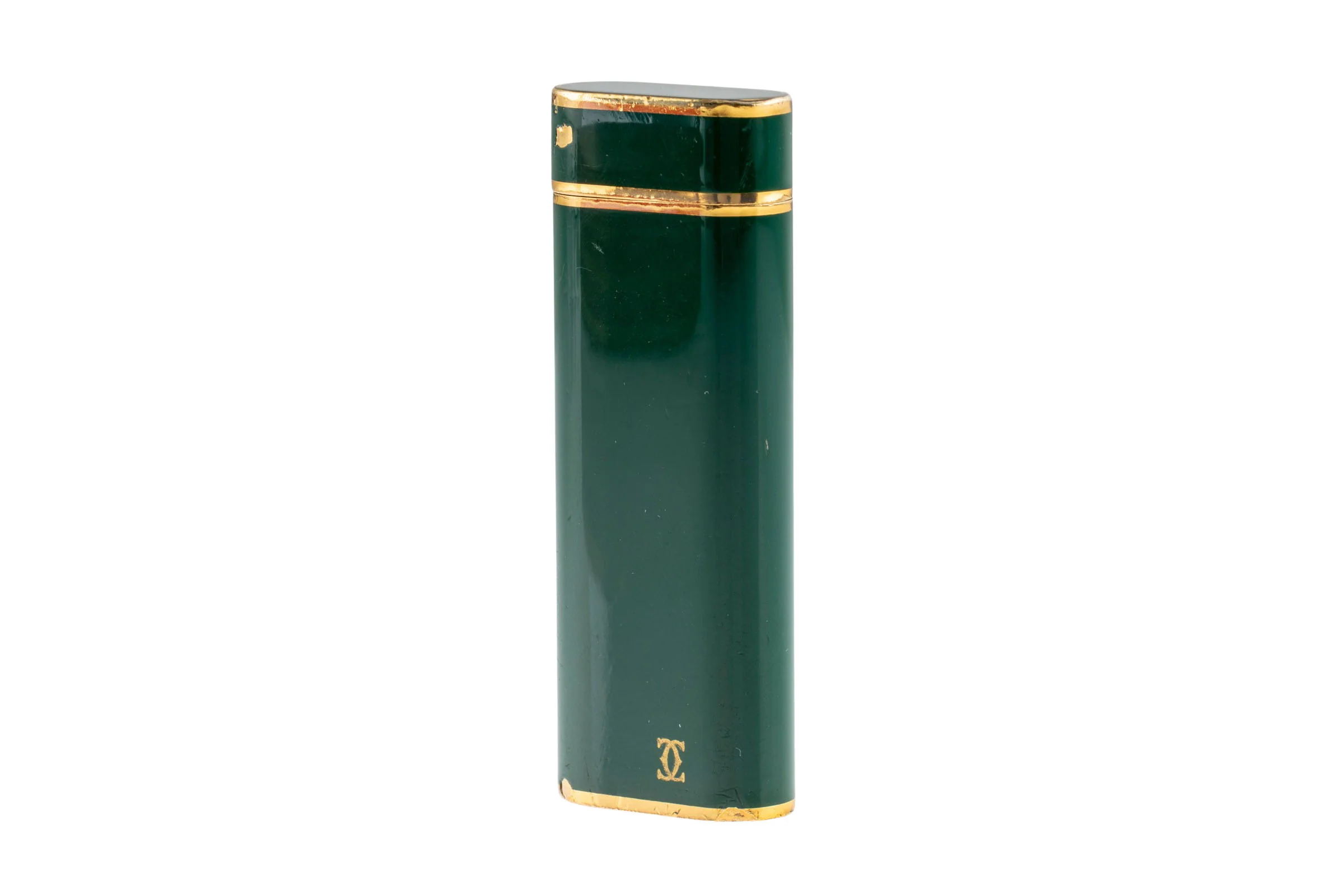 Cartier Briquets Lighters Lacquered in Green with Box [KL25977] - Image 9
