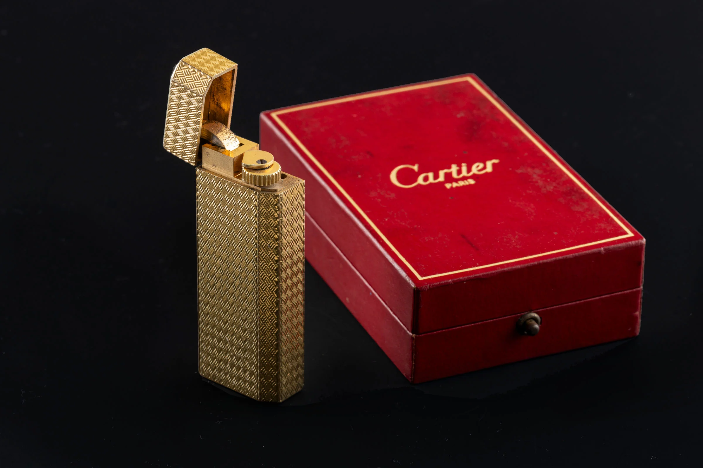 Cartier Briquets Lighters Lighter Gold Plated with Box & Booklets [KL26006] - Image 5