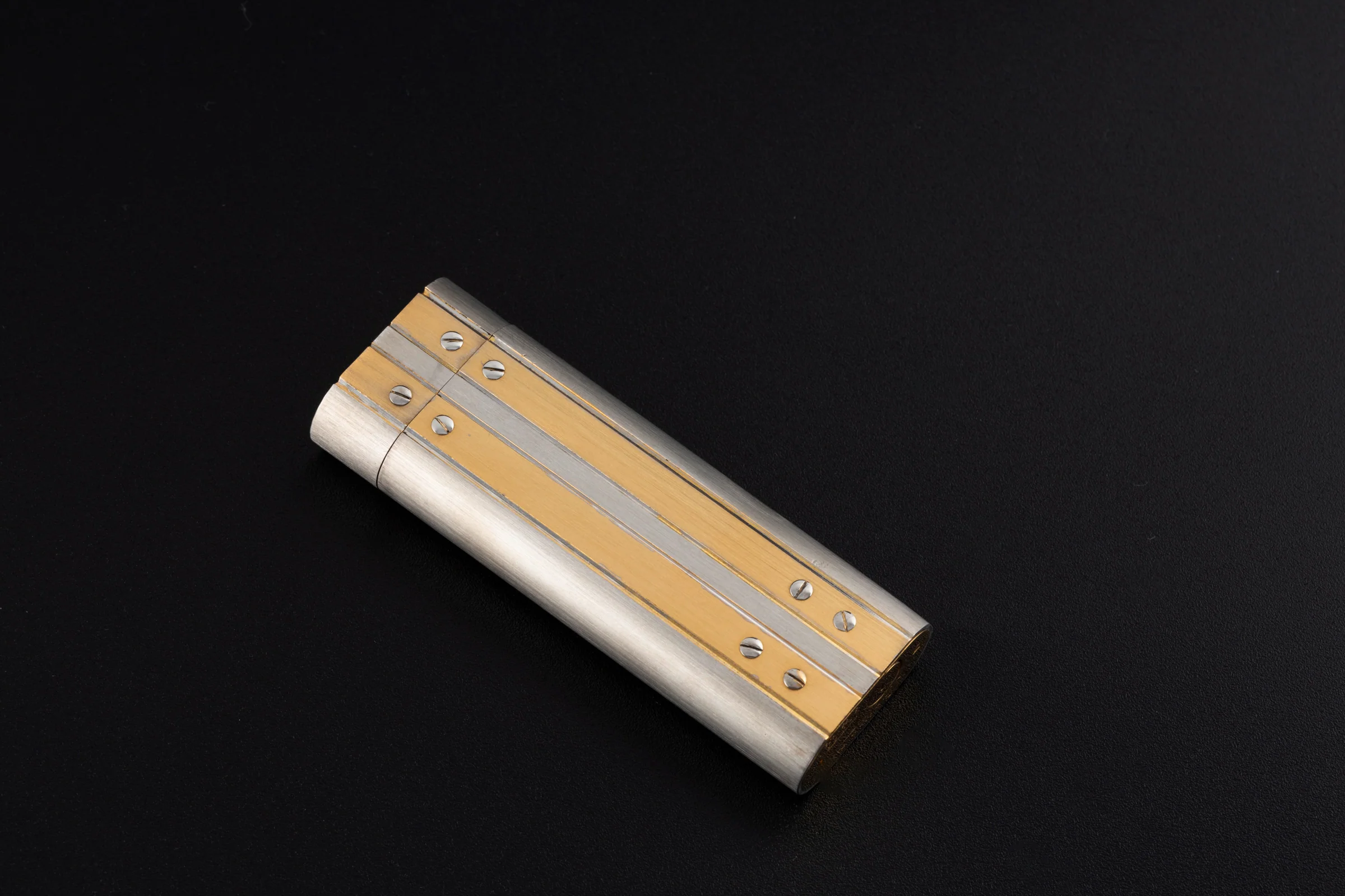 Cartier Briquets Lighters Santos lighter silver / gold finish Cartier Paris[KL25978] - Image 4