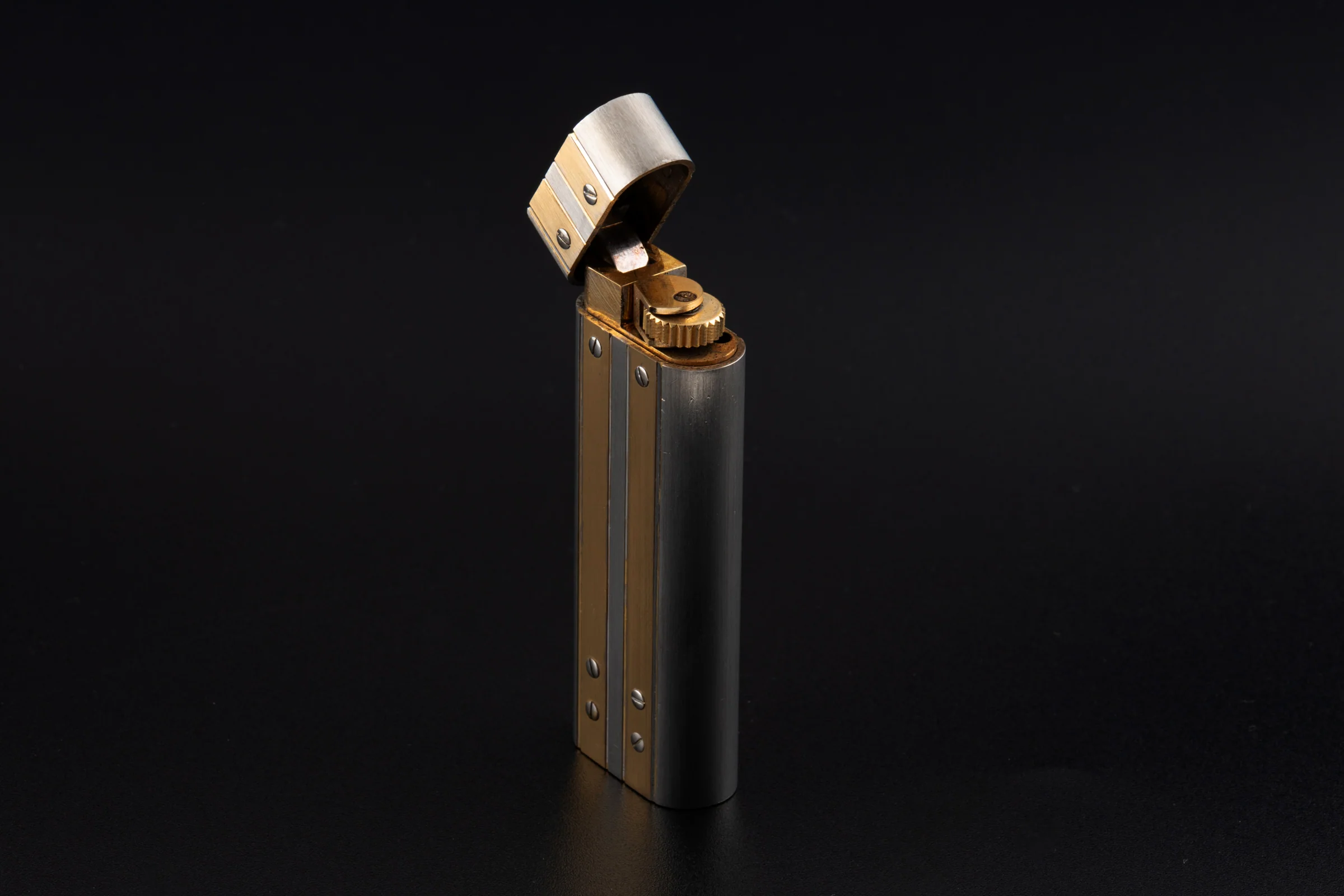Cartier Briquets Lighters Santos lighter silver / gold finish Cartier Paris[KL25978] - Image 5