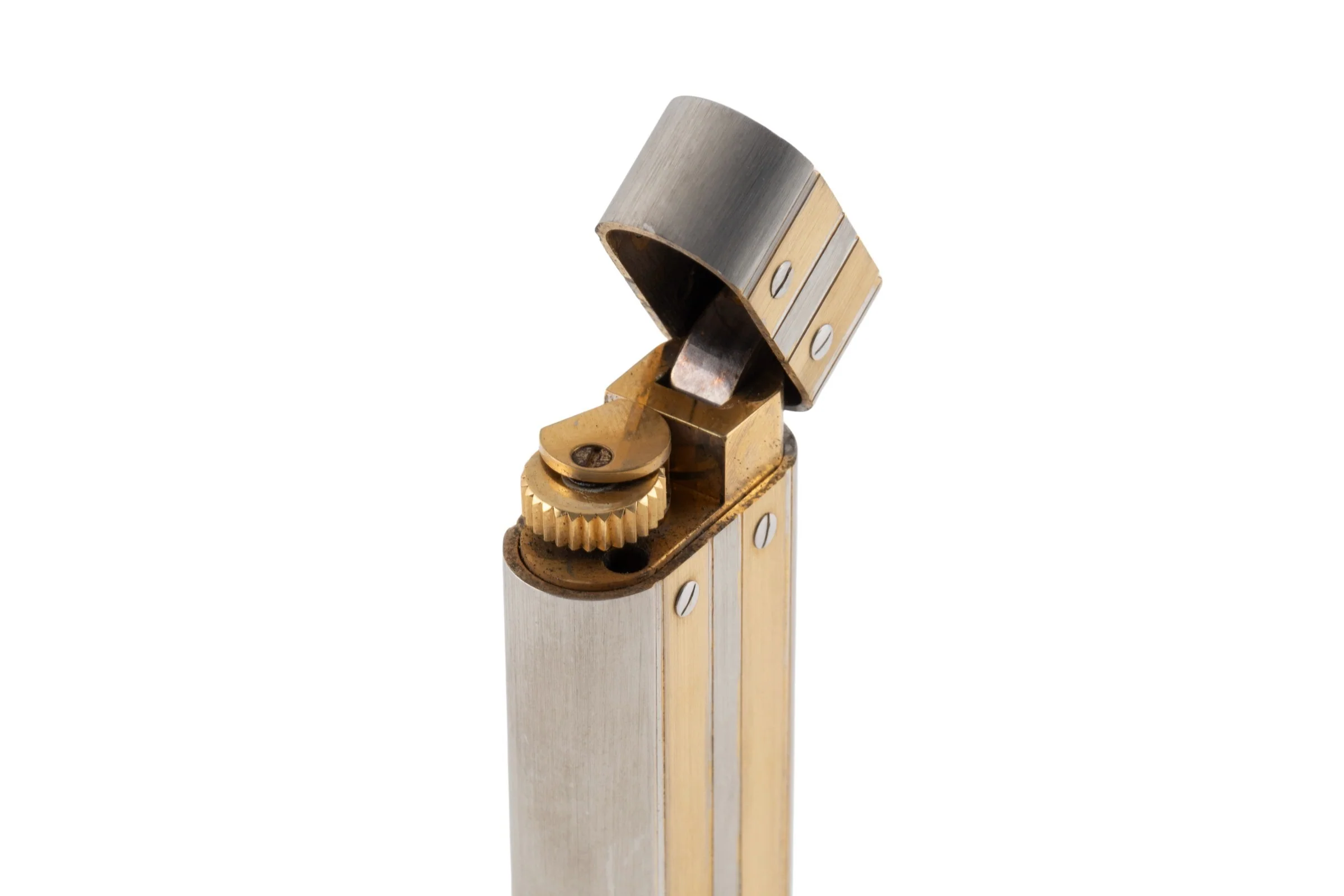 Cartier Briquets Lighters Santos lighter silver / gold finish Cartier Paris[KL25978] - Image 9