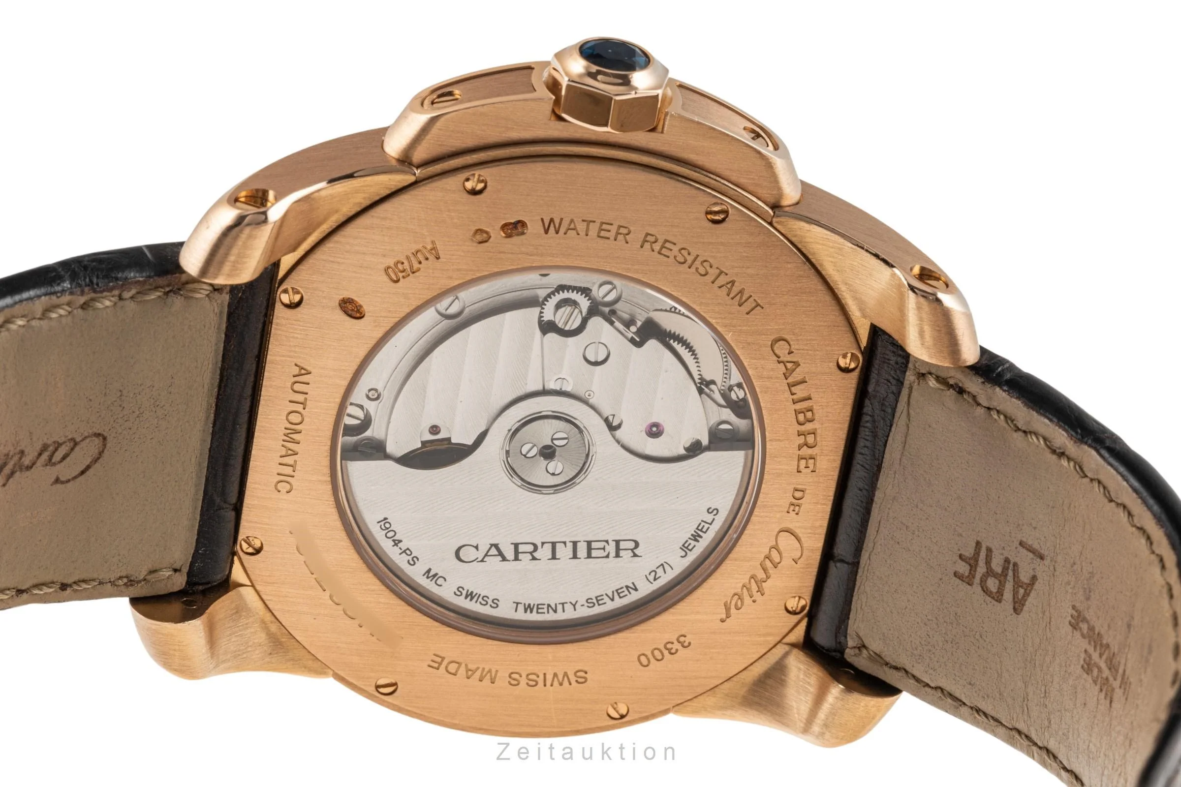 Cartier Calibre de Cartier 18 ct red gold automatic men's watch W7100007, 3300  [2305795] - Image 12