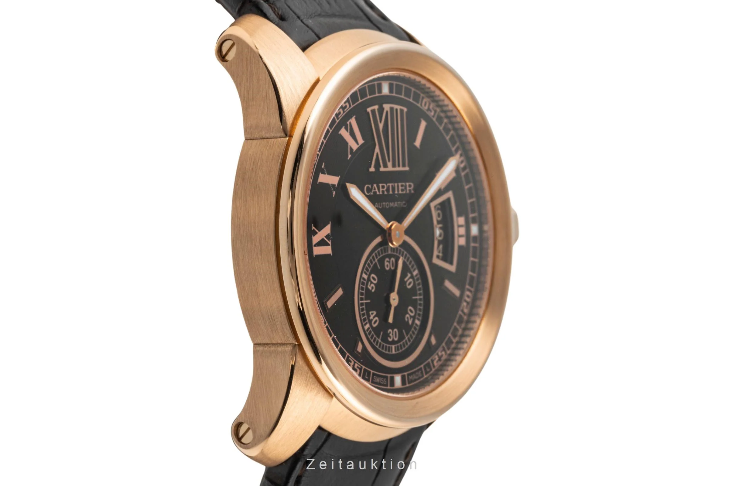 Cartier Calibre de Cartier 18 ct red gold automatic men's watch W7100007, 3300  [2305795] - Image 7