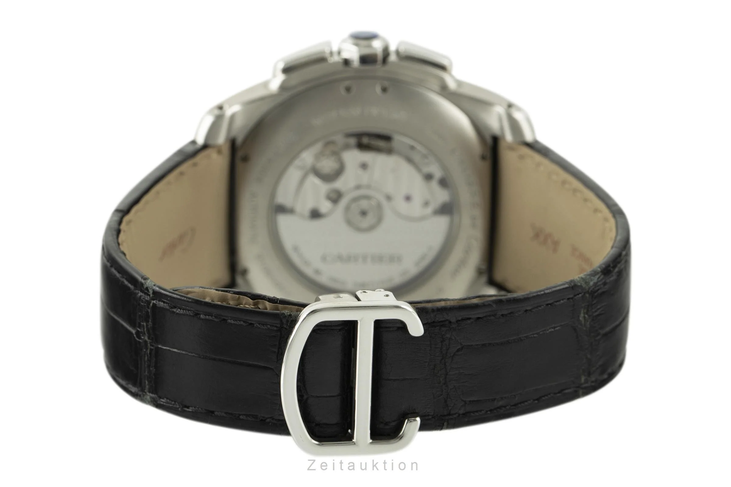 Cartier Calibre de Cartier chronograph steel automatic men's watch 3578  [2107838] - Image 11