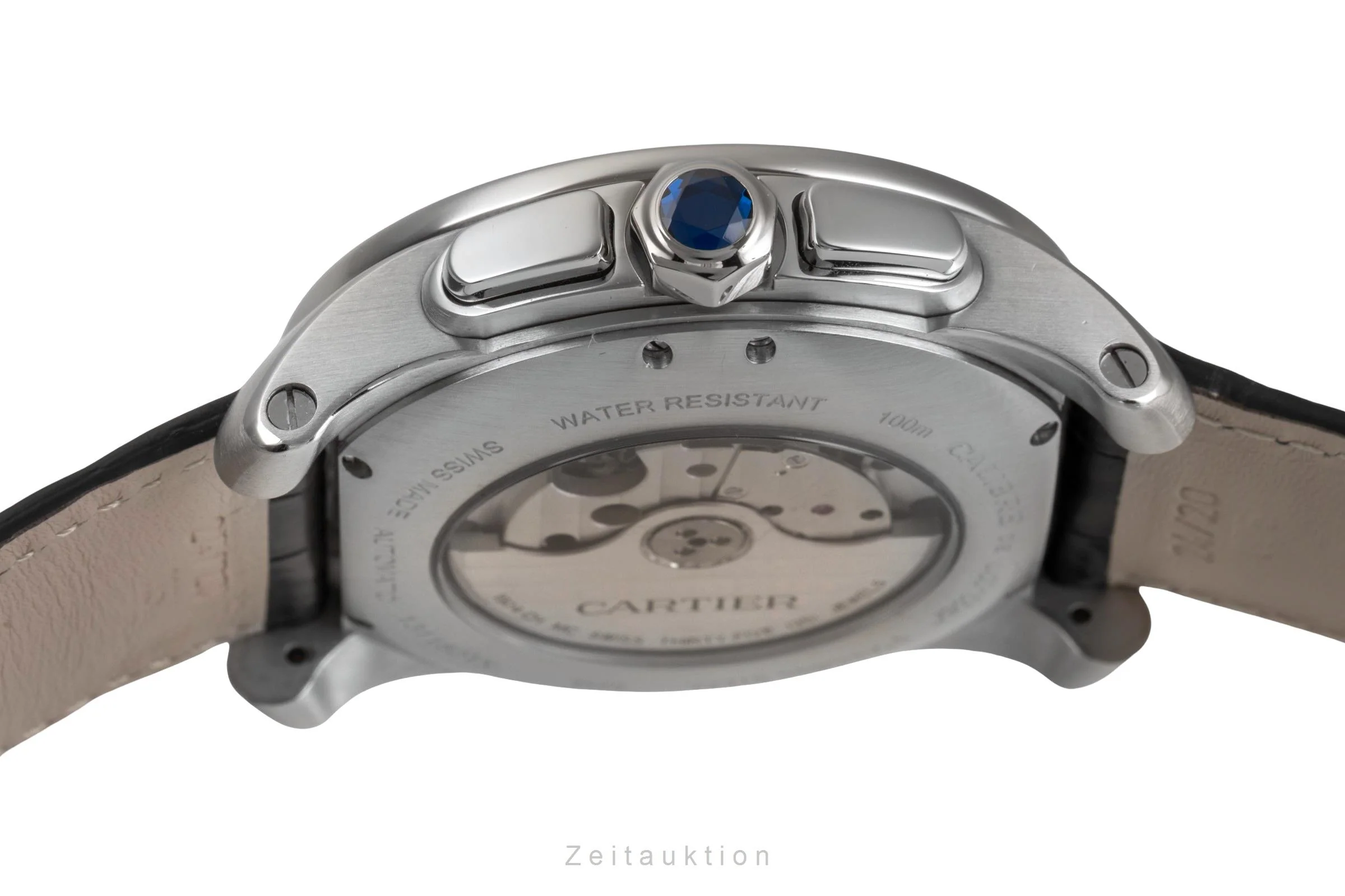 Cartier Calibre de Cartier chronograph steel automatic men's watch W7100061  [2502963] - Image 12