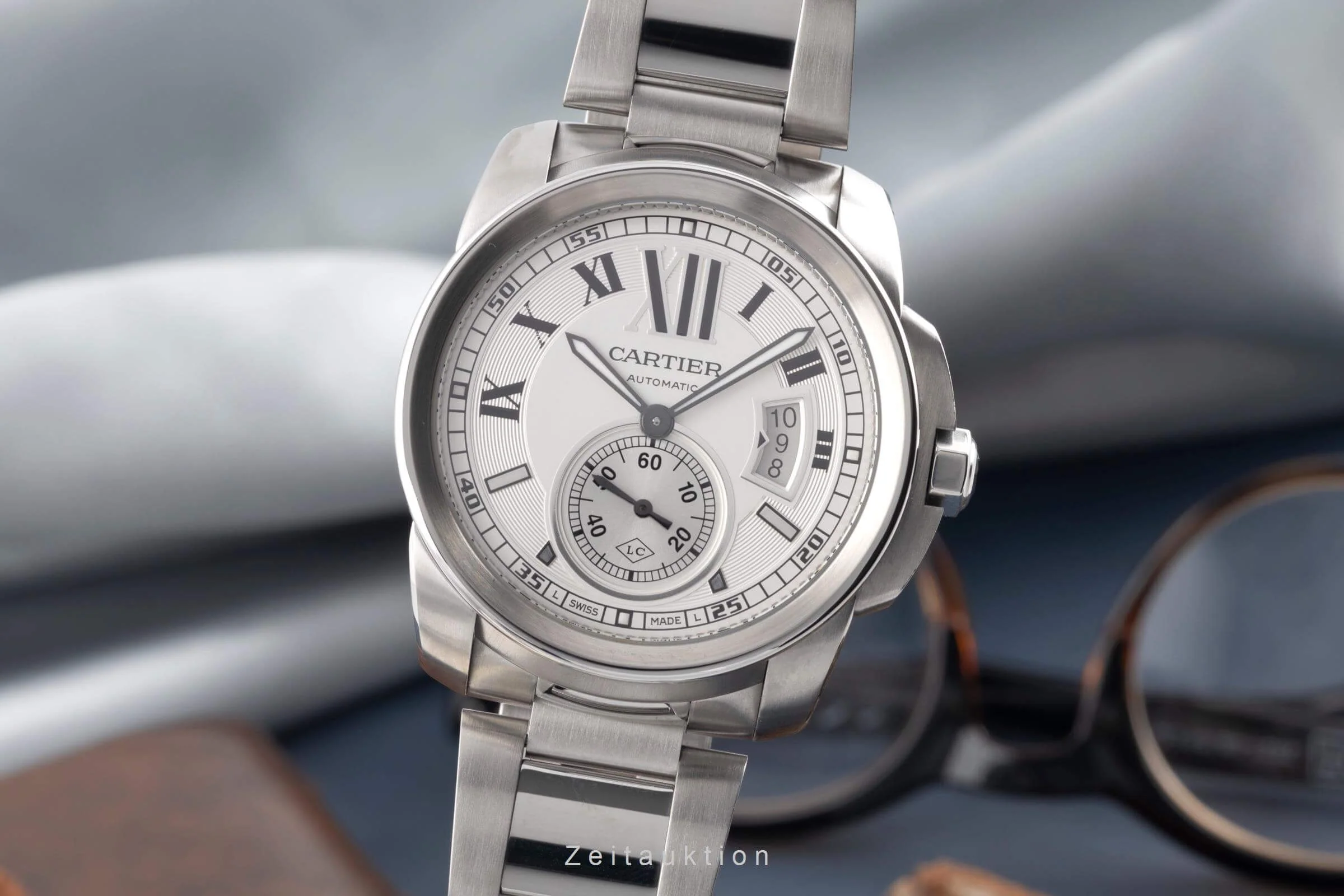 Cartier Calibre de Cartier steel automatic men's watch W7100015  [2500466] - Image 2