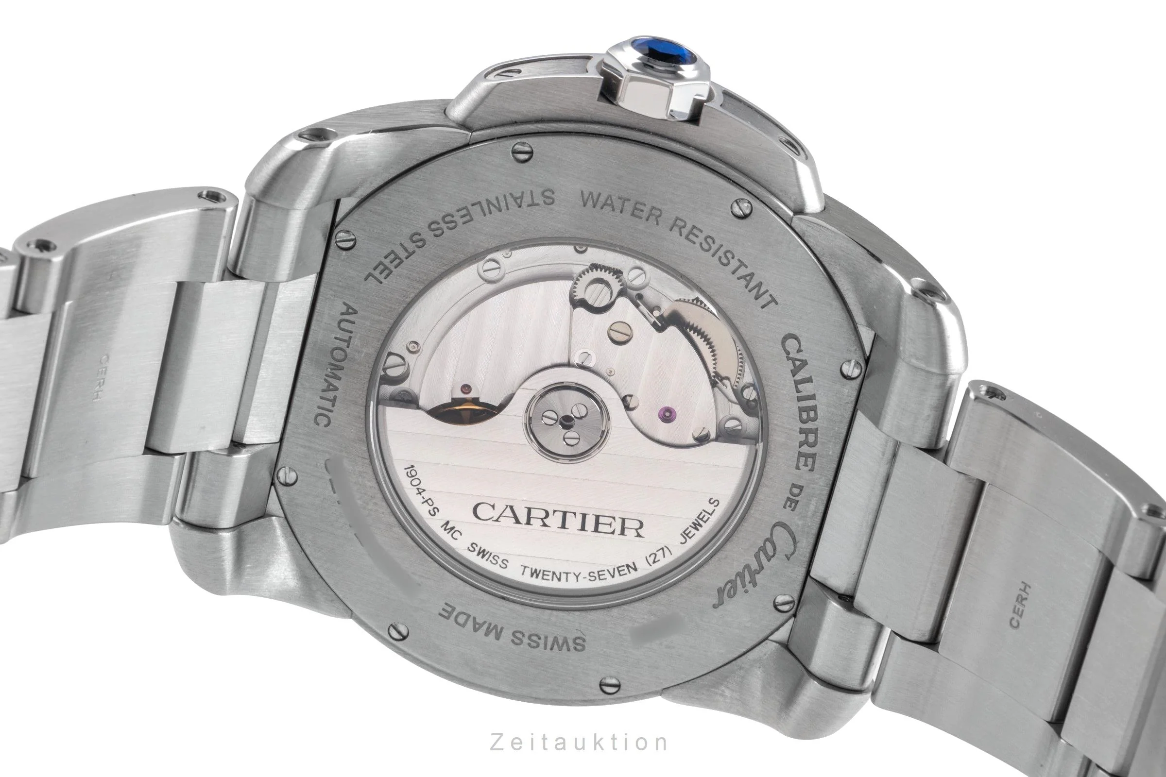 Cartier Calibre de Cartier steel automatic men's watch W7100016  [2504564] - Image 12