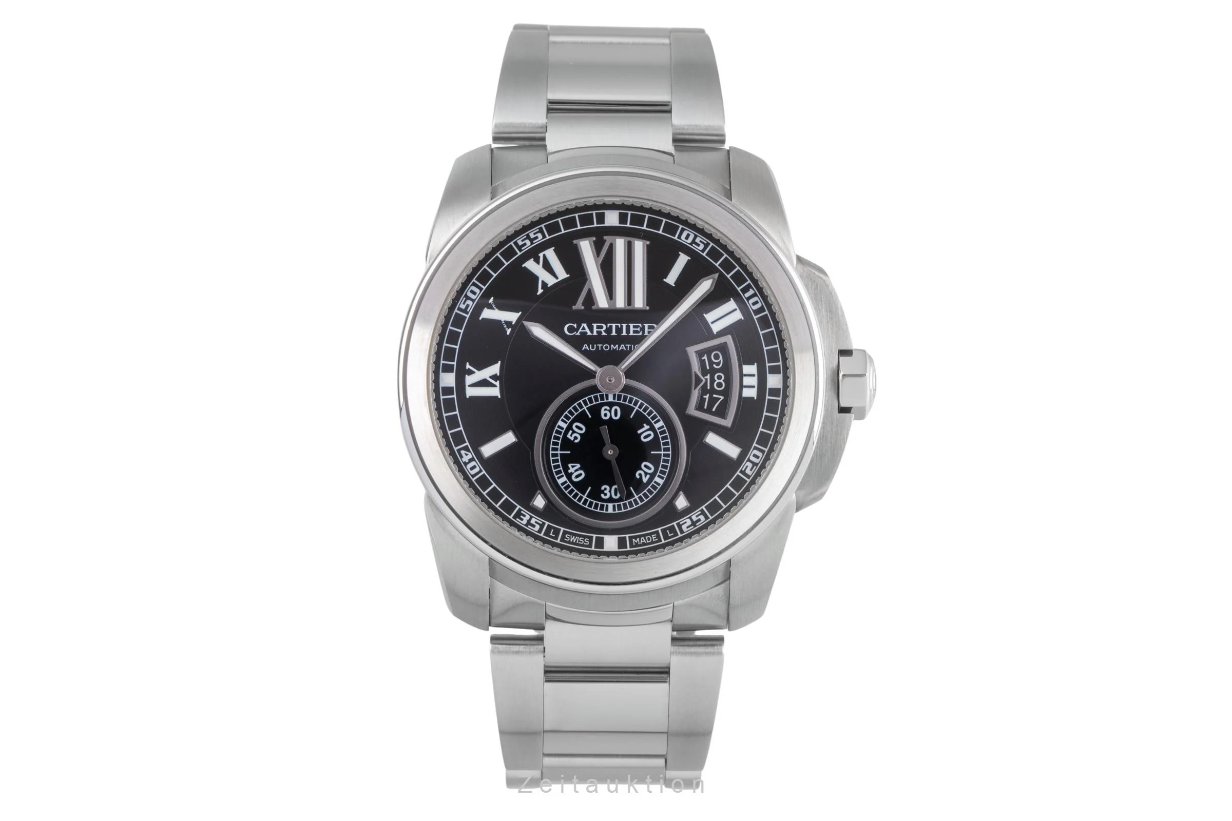 Cartier Calibre de Cartier steel automatic men's watch W7100016  [2504564] - Image 5