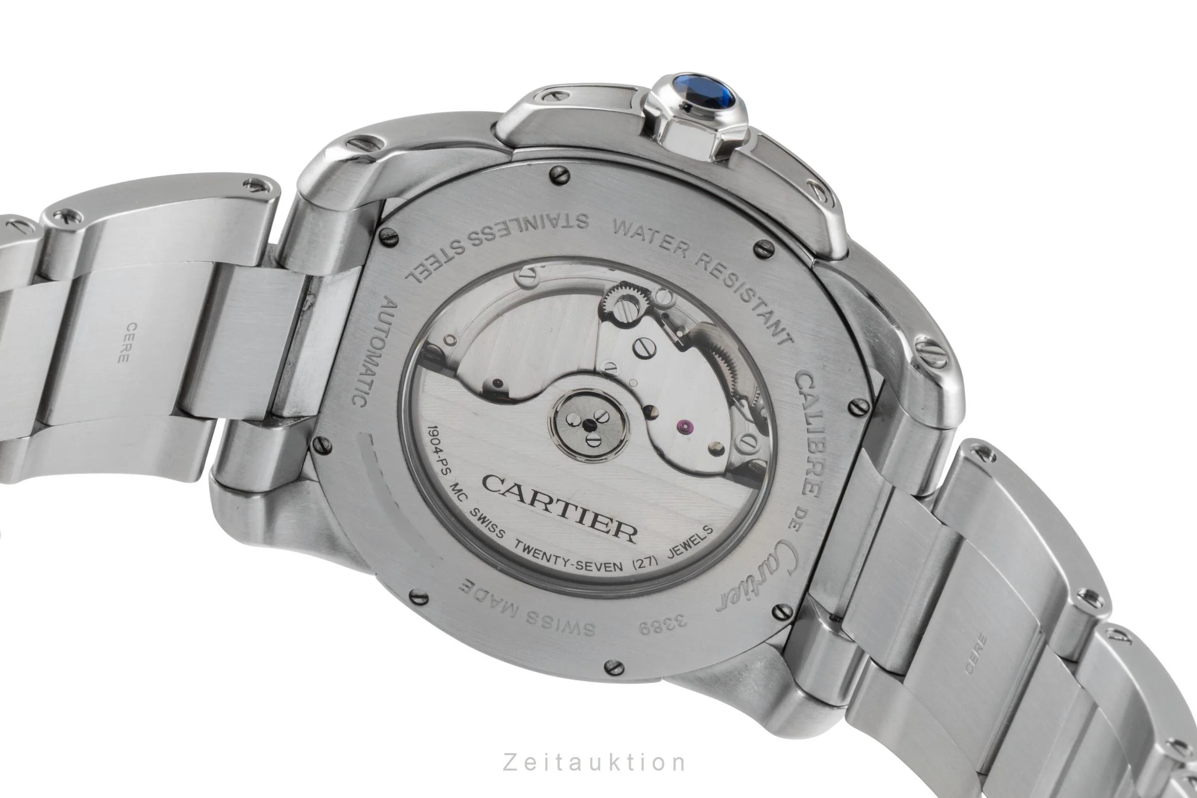 Cartier Calibre de Cartier steel automatic men's watch W7100041  [2507304] - Image 12