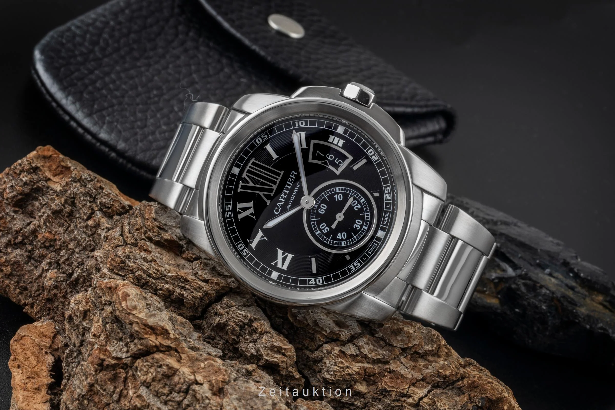 Cartier Calibre de Cartier steel automatic men's watch W7100041  [2507304] - Image 4