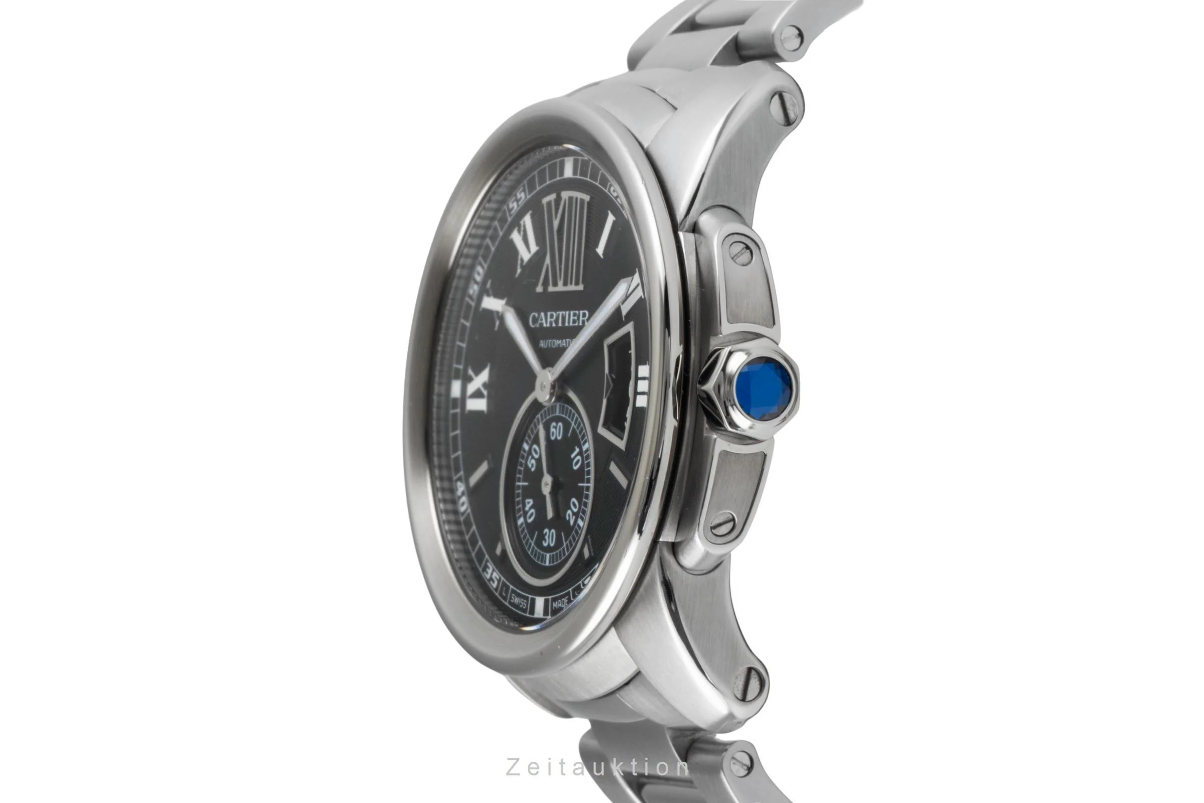 Cartier Calibre de Cartier steel automatic men's watch W7100041  [2507304] - Image 7