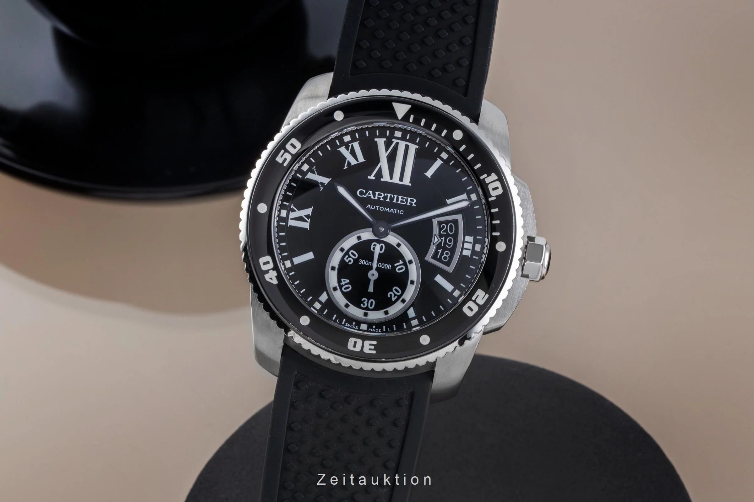 Cartier Calibre de Cartier steel automatic men's watch W7100056  [2506708] - Image 2