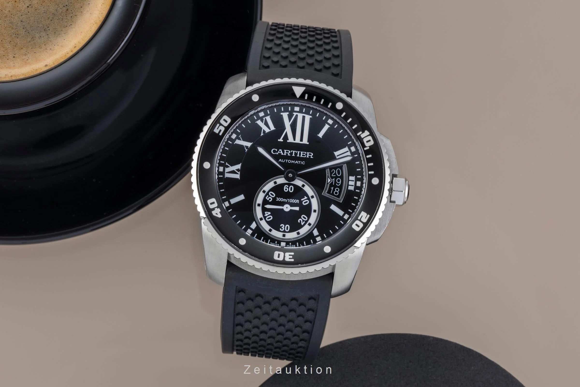 Cartier Calibre de Cartier steel automatic men's watch W7100056  [2506708] - Image 4