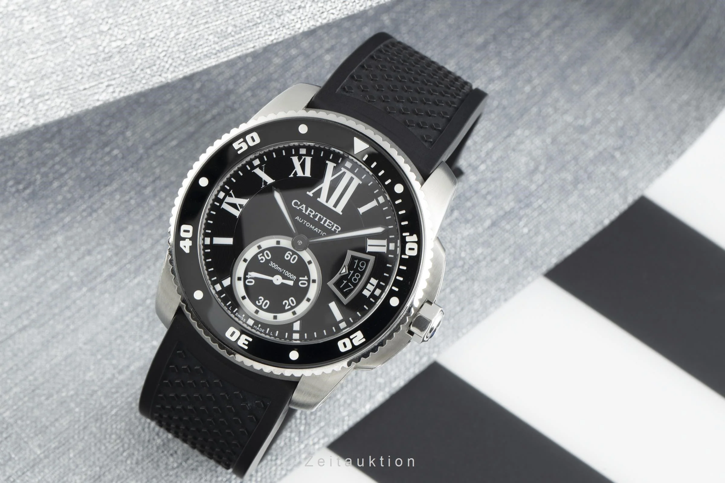 Cartier Calibre de Cartier steel automatic men's watch W7100056, 3729  [2108966] - Image 2