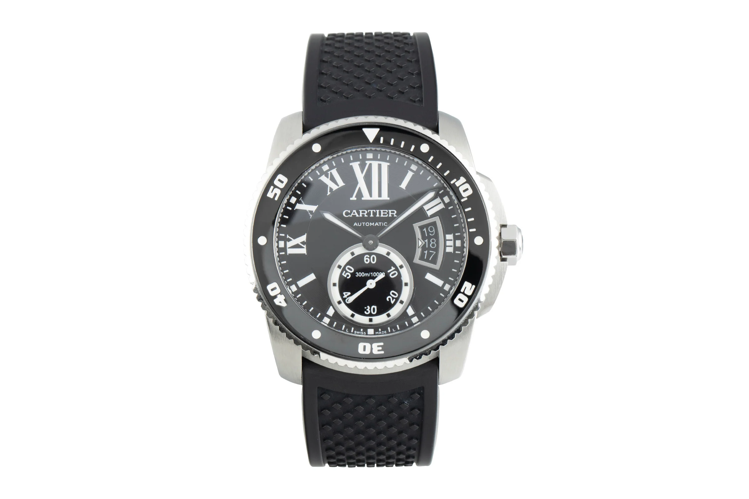 Cartier Calibre de Cartier steel automatic men's watch W7100056, 3729  [2108966] - Image 4