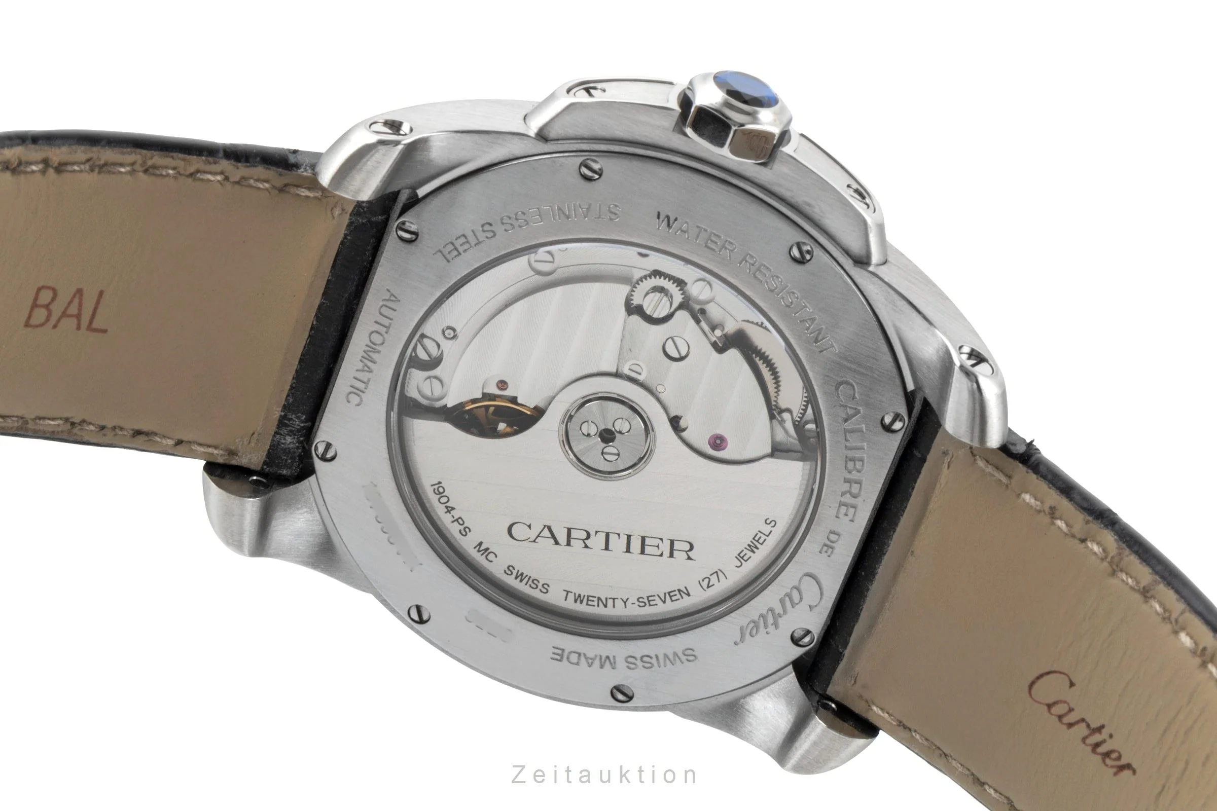 Cartier Calibre de Cartier steel automatic men's watch WSCA0003  [2600354] - Image 12