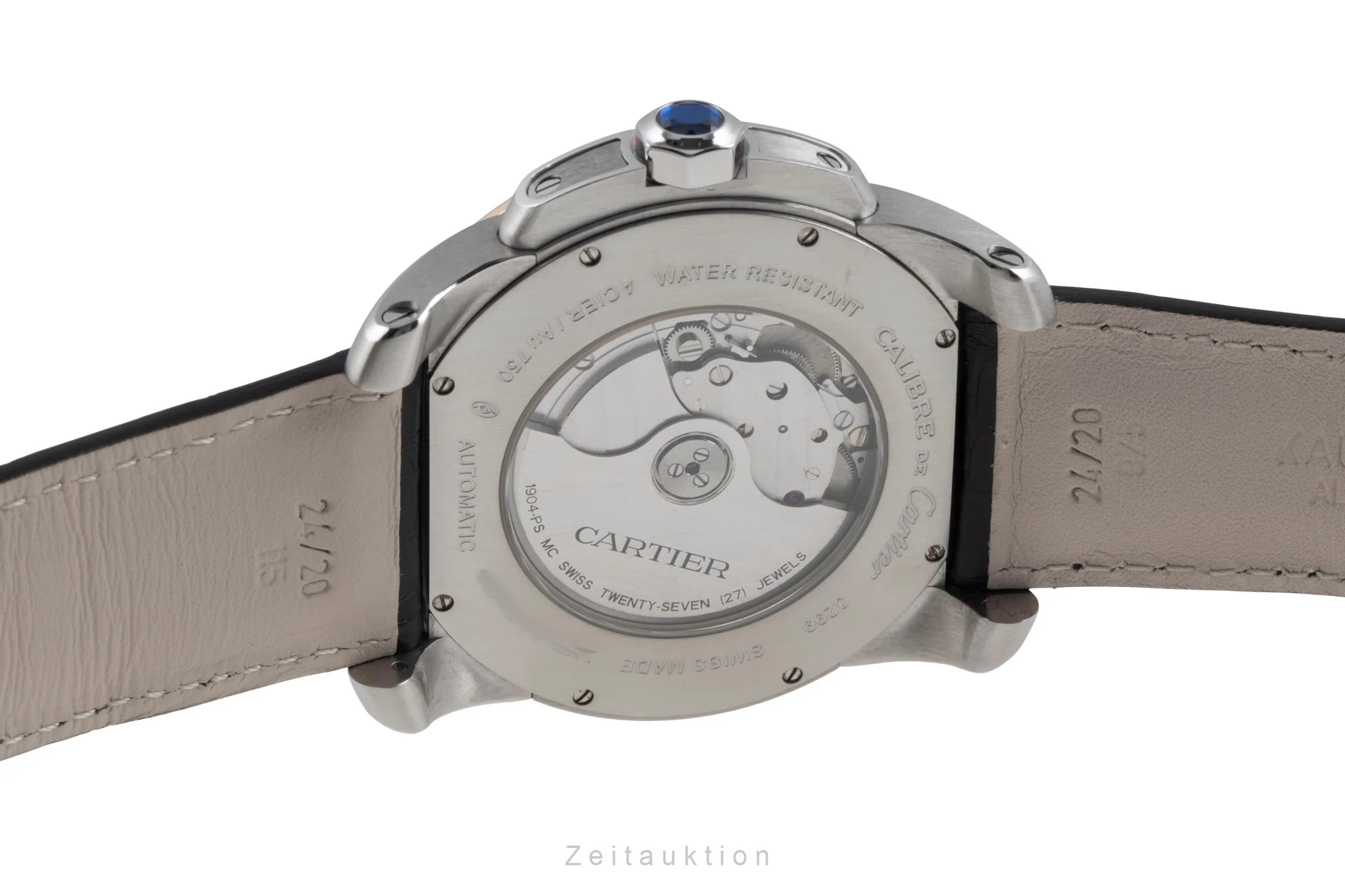 Cartier Calibre de Cartier steel / gold automatic men's watch W7100011  [2507136] - Image 11