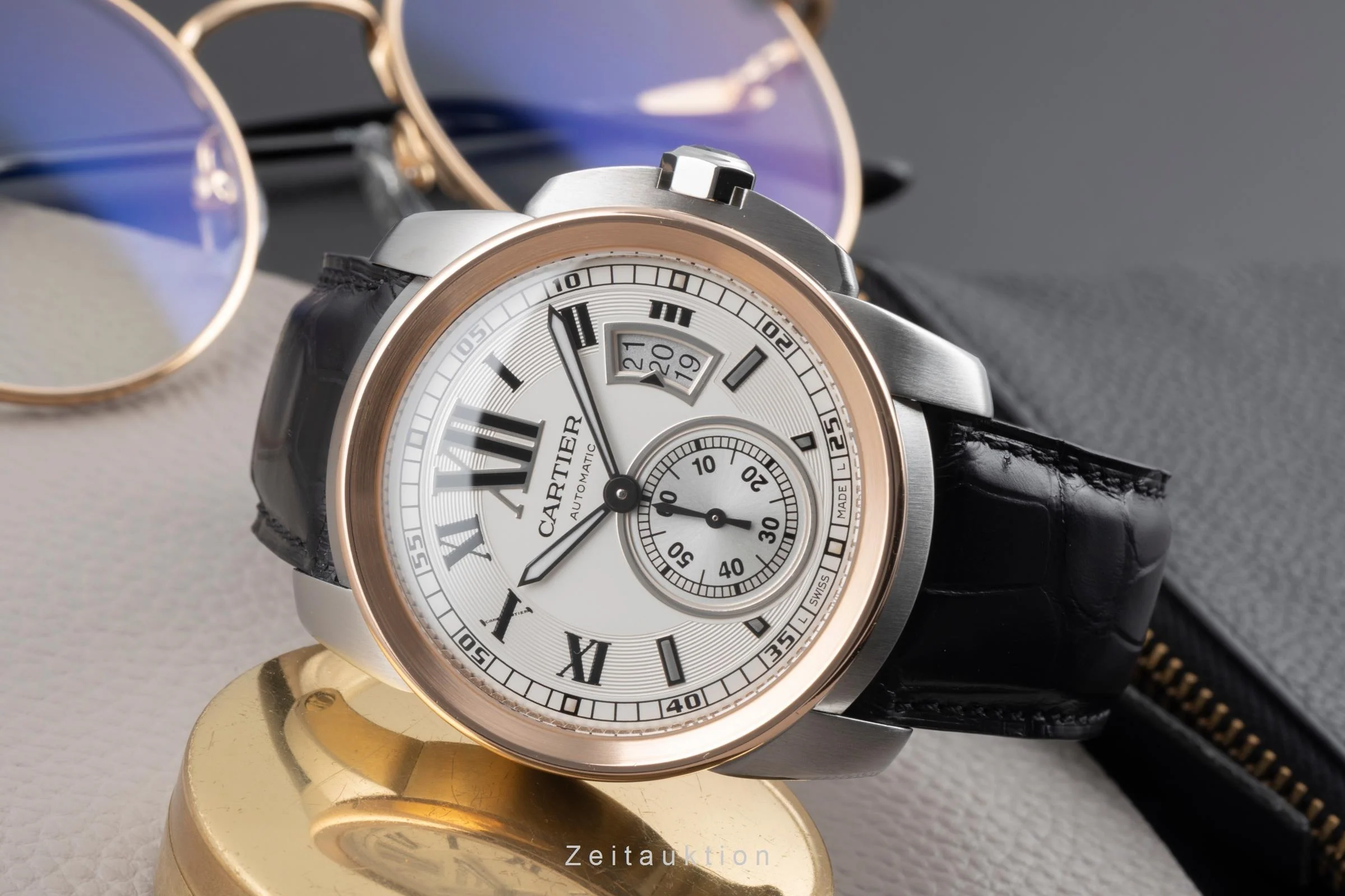 Cartier Calibre de Cartier steel / gold automatic men's watch W7100011  [2507136] - Image 3