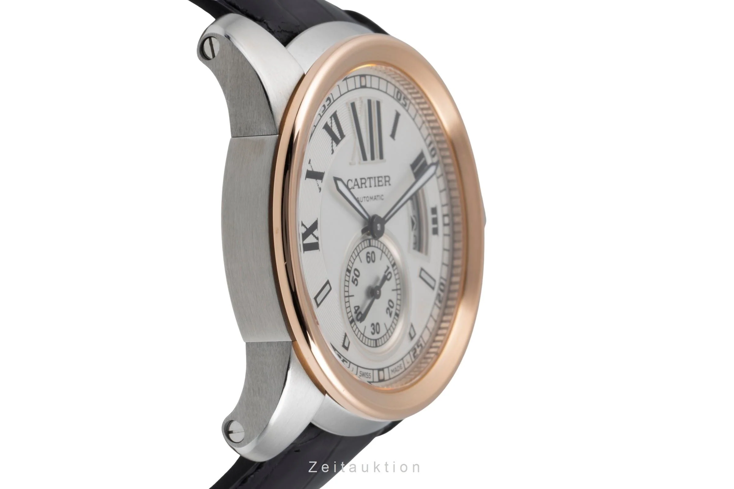 Cartier Calibre de Cartier steel / gold automatic men's watch W7100011  [2507136] - Image 8