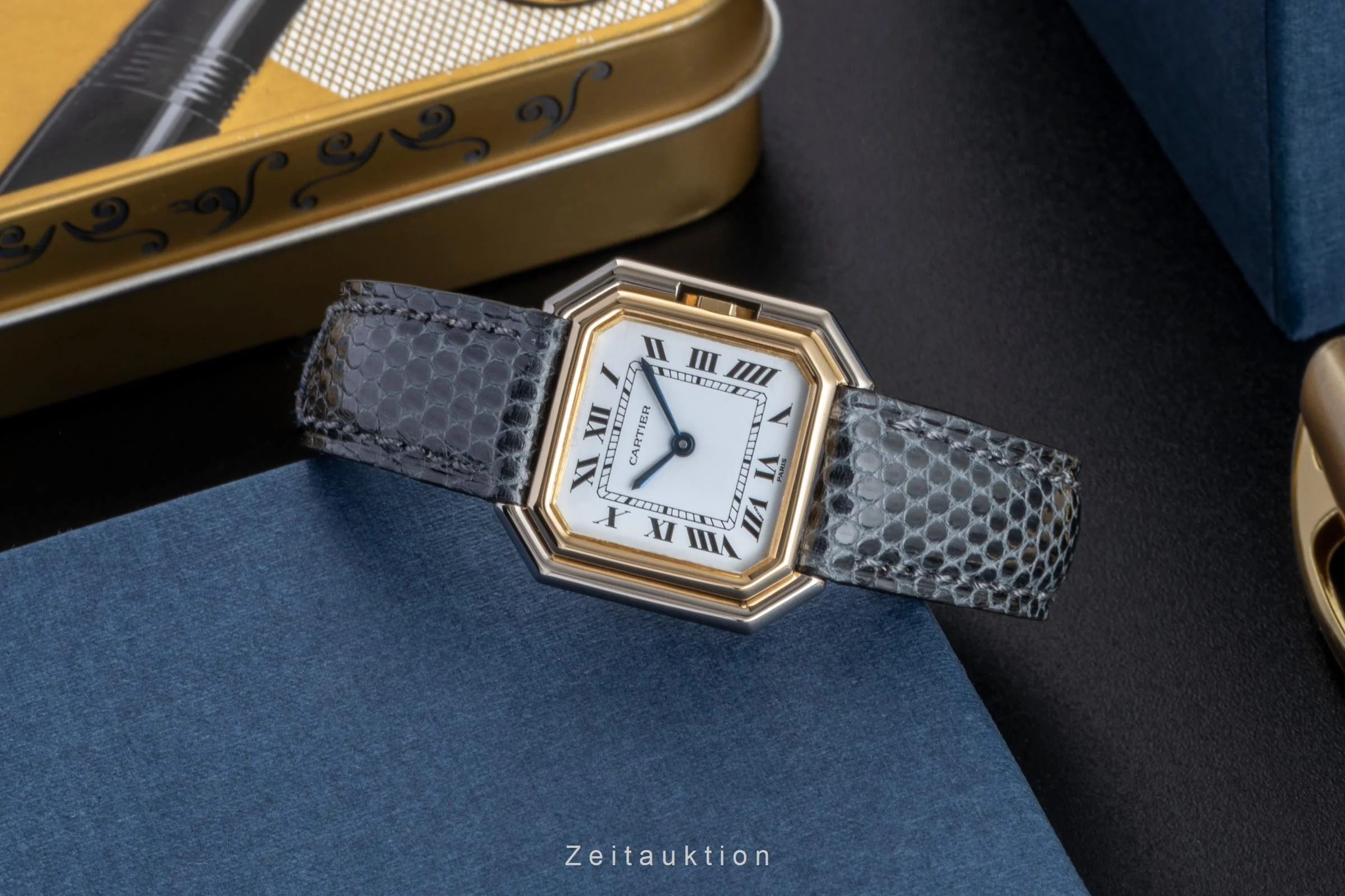 Cartier Ceinture steel / gold manual winding women's watch 7821  [2507211] - Image 3