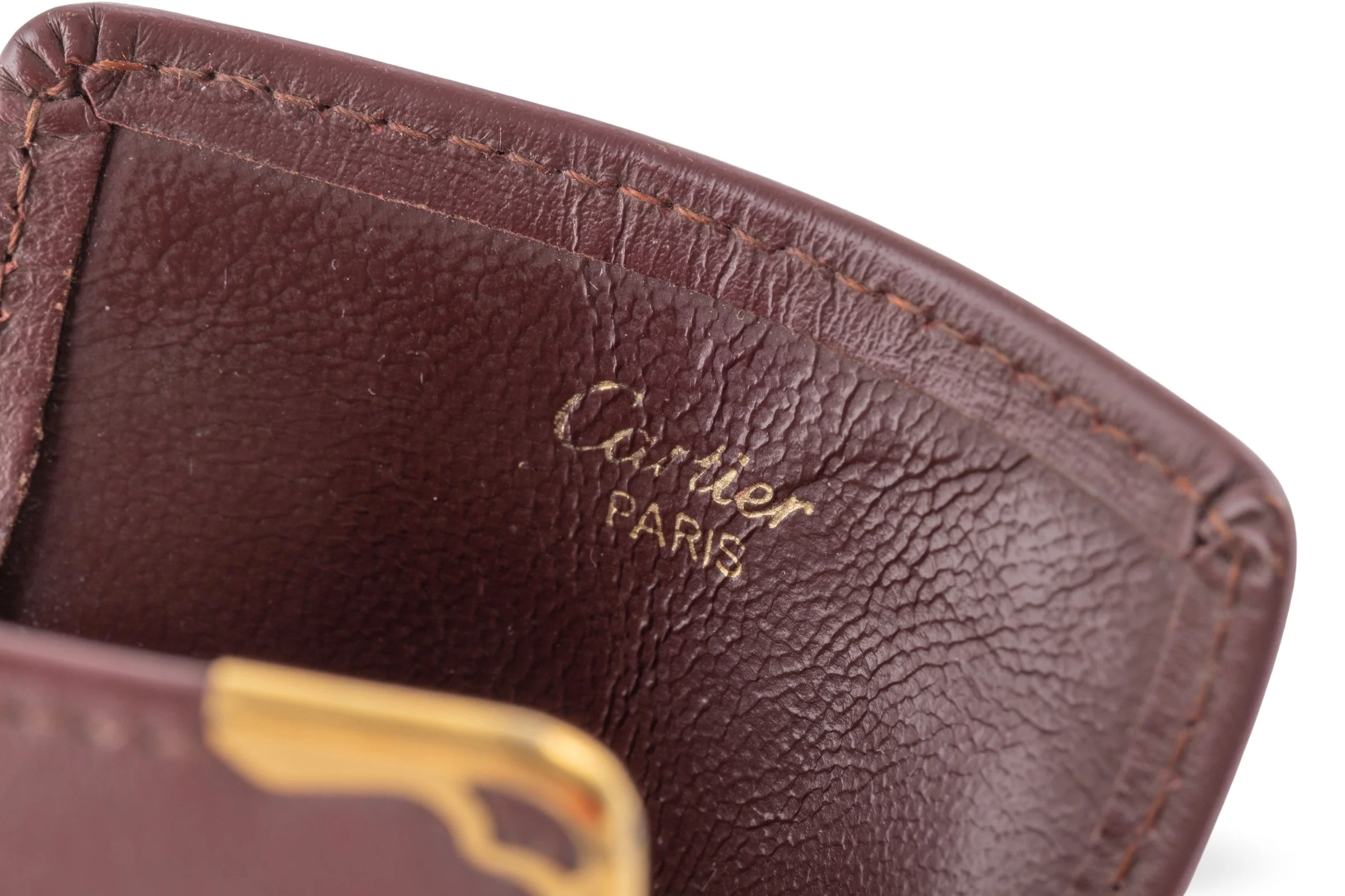 Cartier cigarette case leather case 1980s vintage case Cartier Paris[KL26015] - Image 10