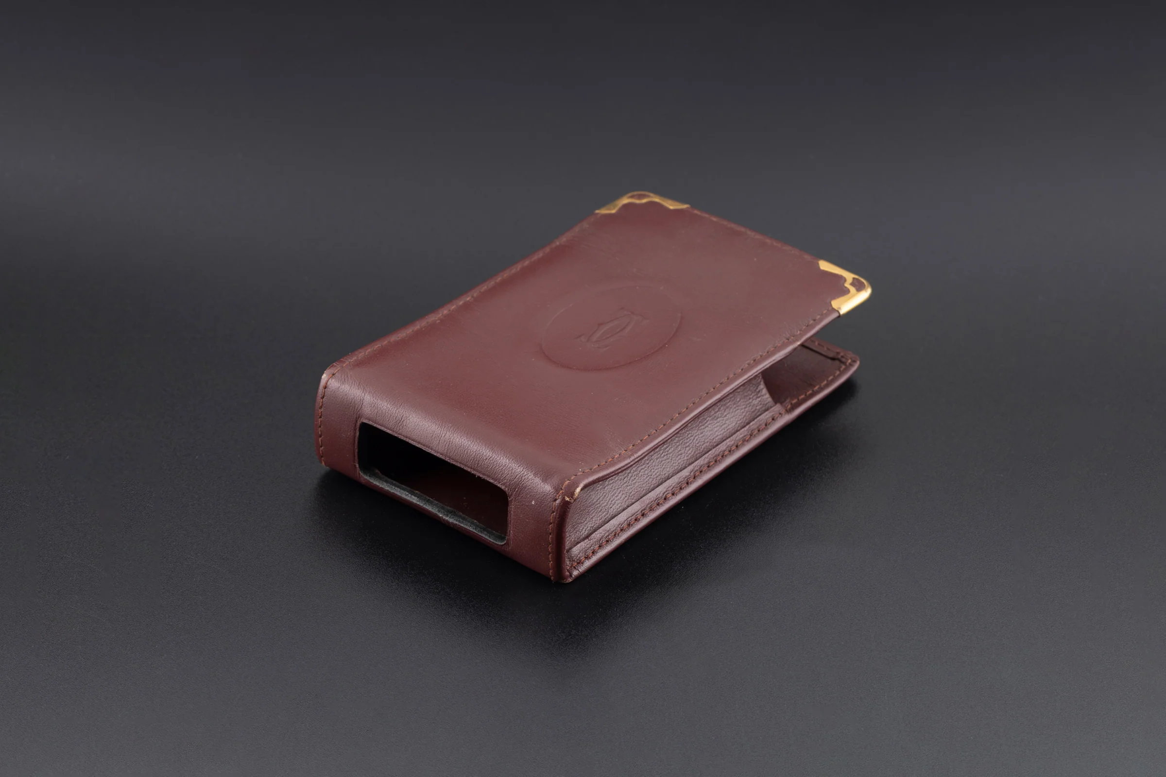Cartier cigarette case leather case 1980s vintage case Cartier Paris[KL26015] - Image 3