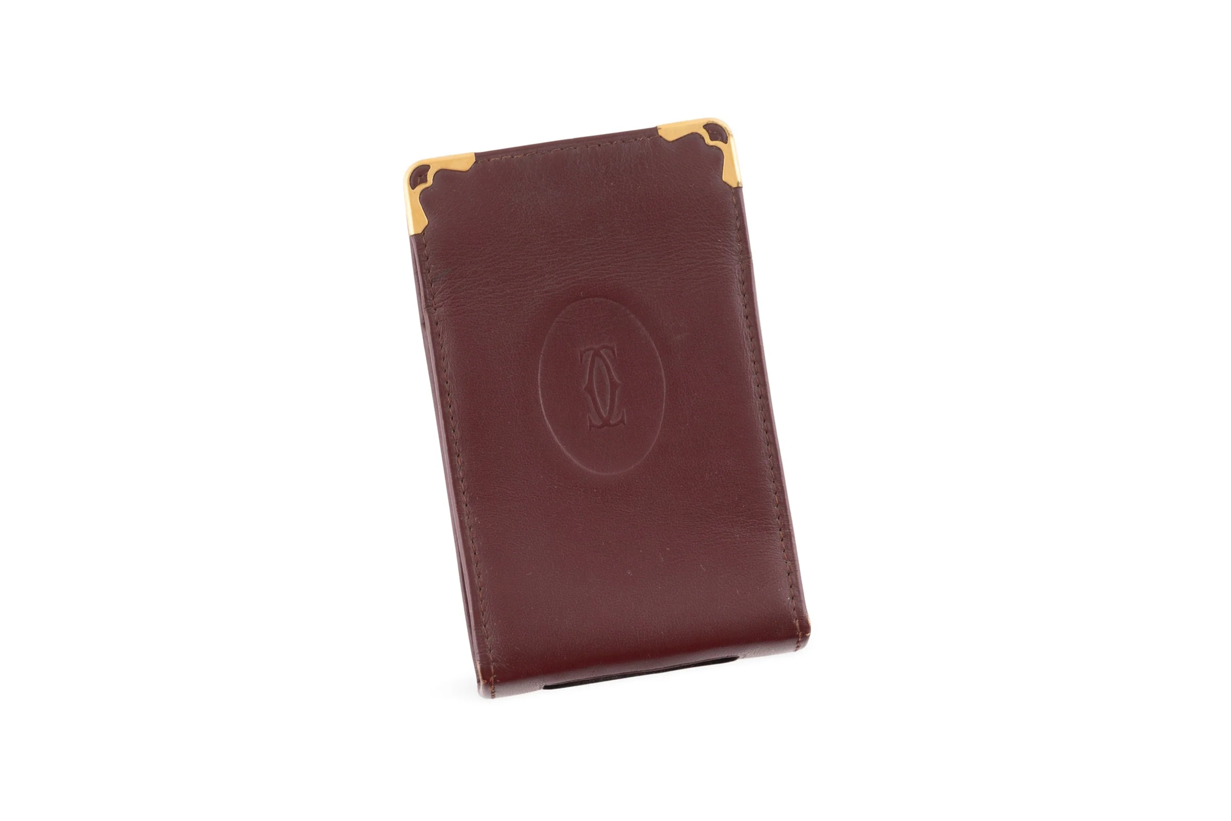 Cartier cigarette case leather case 1980s vintage case Cartier Paris[KL26015] - Image 5