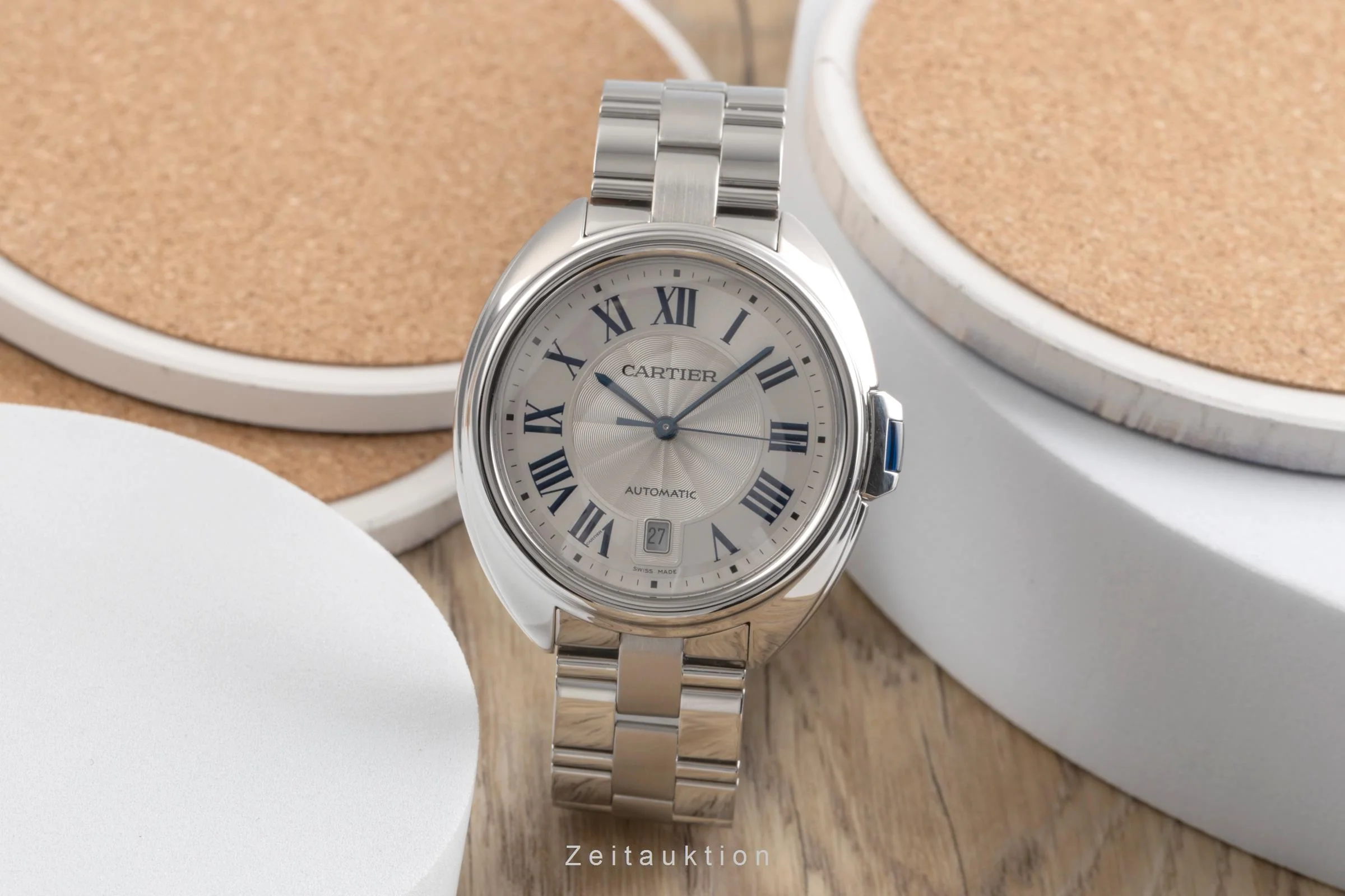 Cartier Cle steel automatic men's watch WSCL0007  [2503797] - Image 4