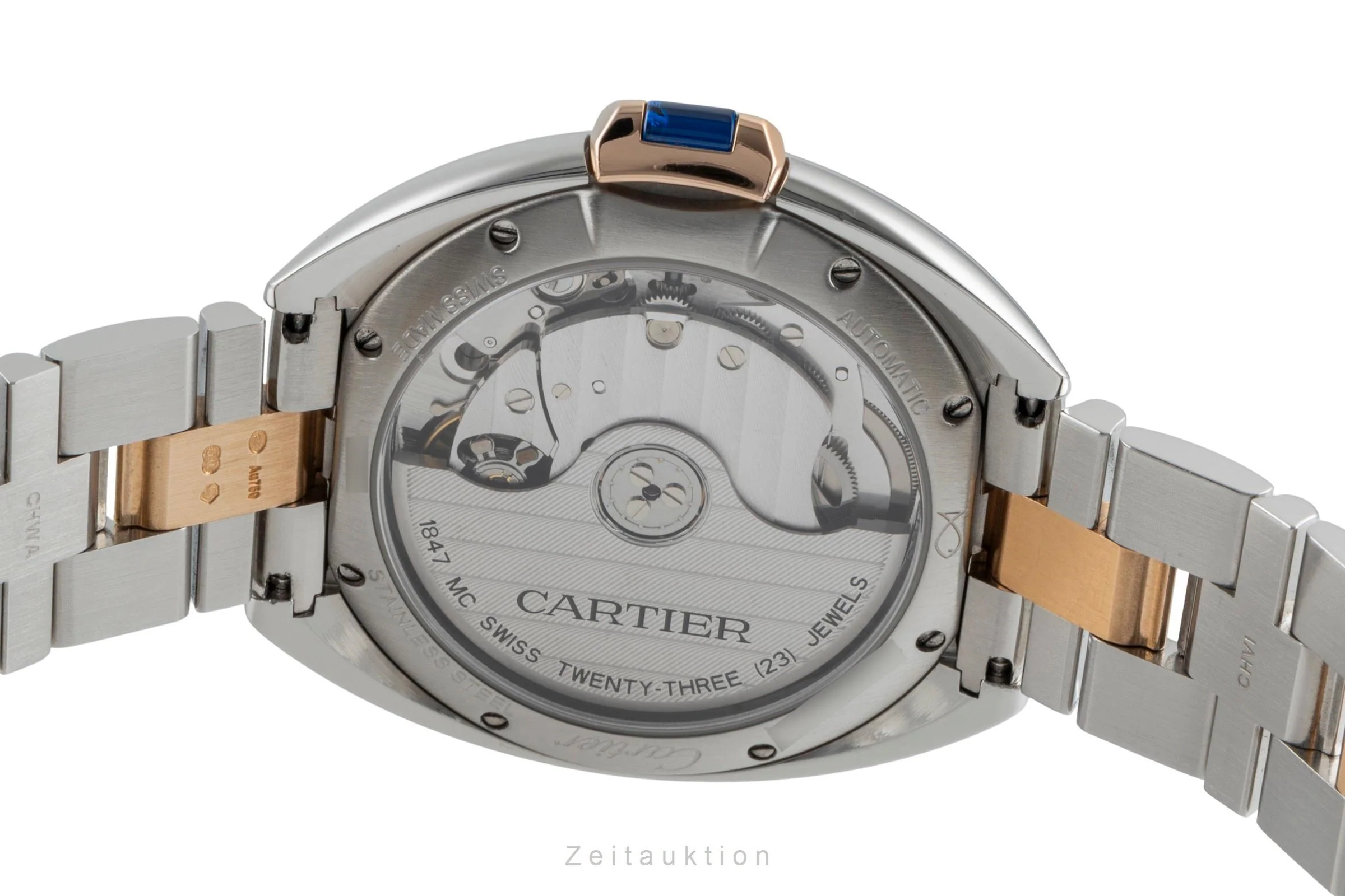 Cartier Cle steel / gold automatic women's watch W2CL0003  [2506902] - Image 12
