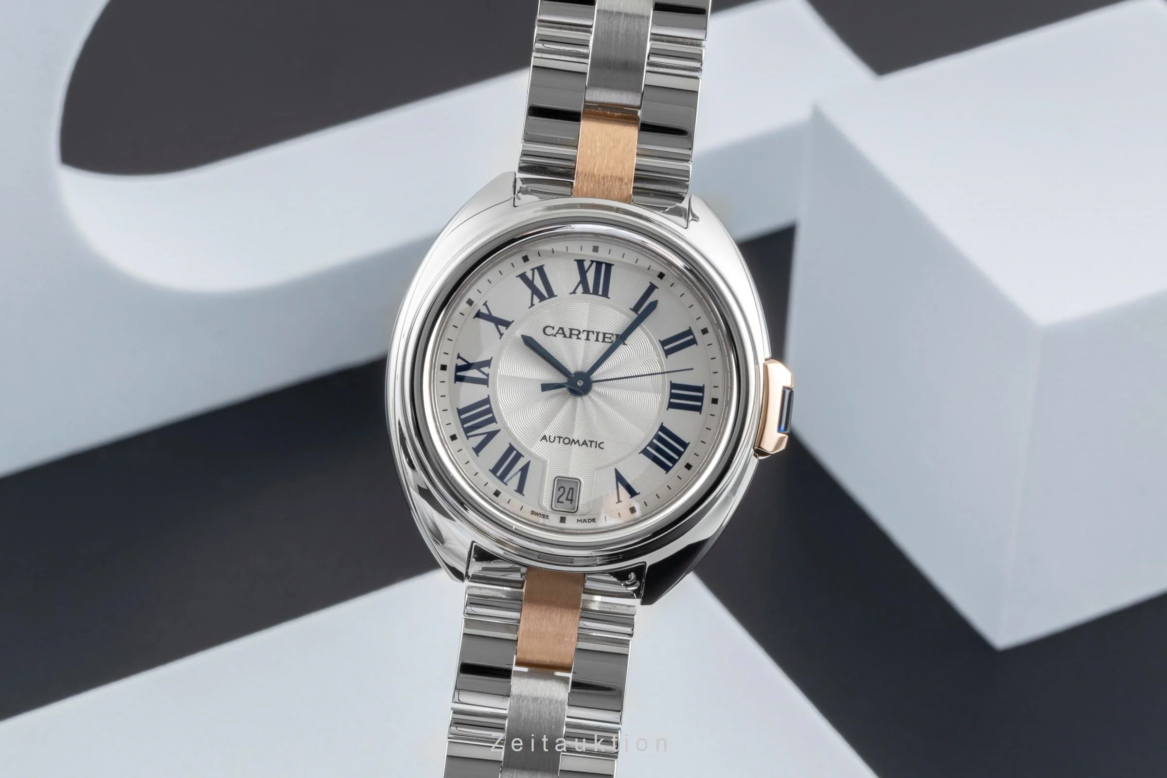 Cartier Cle steel / gold automatic women's watch W2CL0003  [2506902] - Image 2