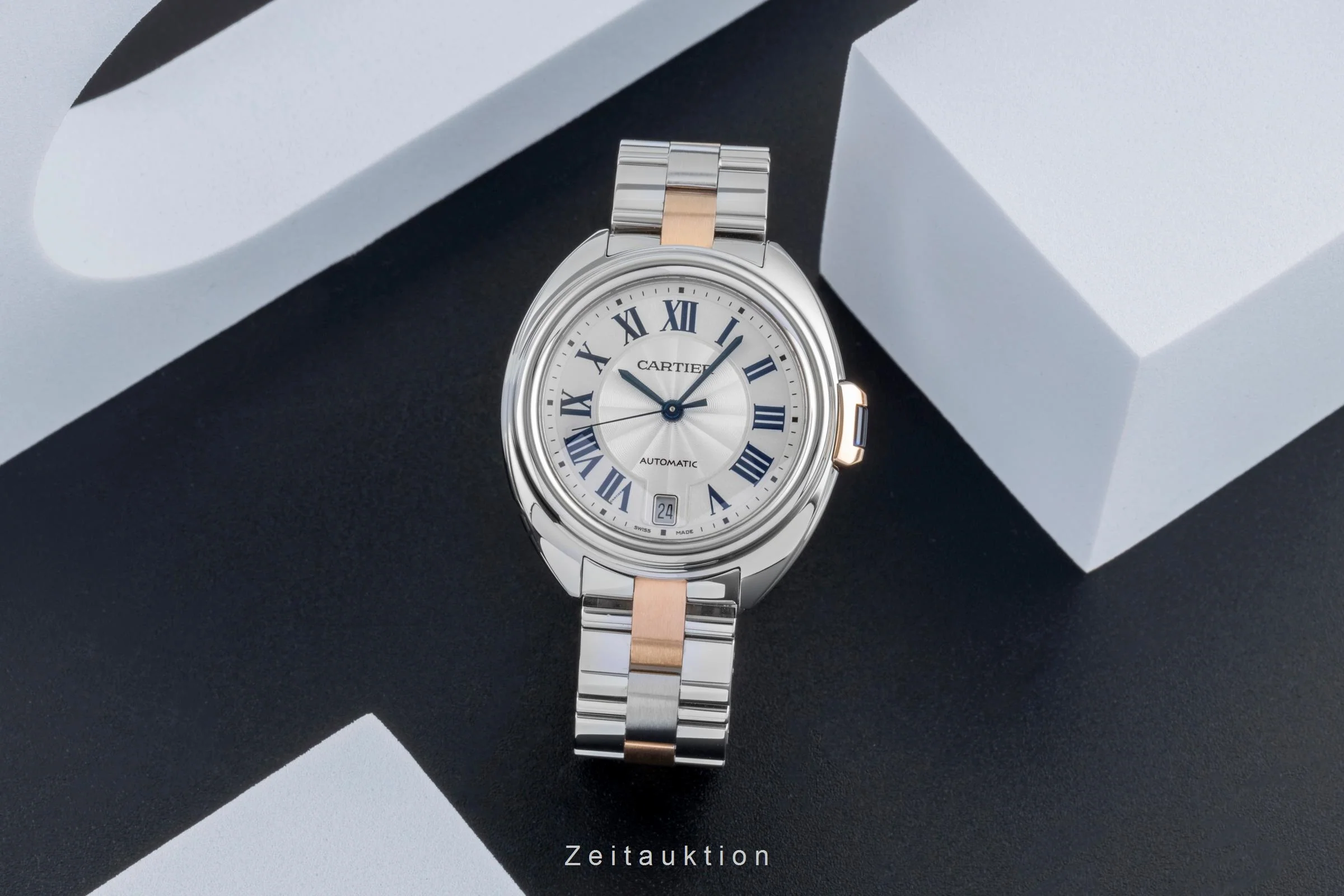 Cartier Cle steel / gold automatic women's watch W2CL0003  [2506902] - Image 4