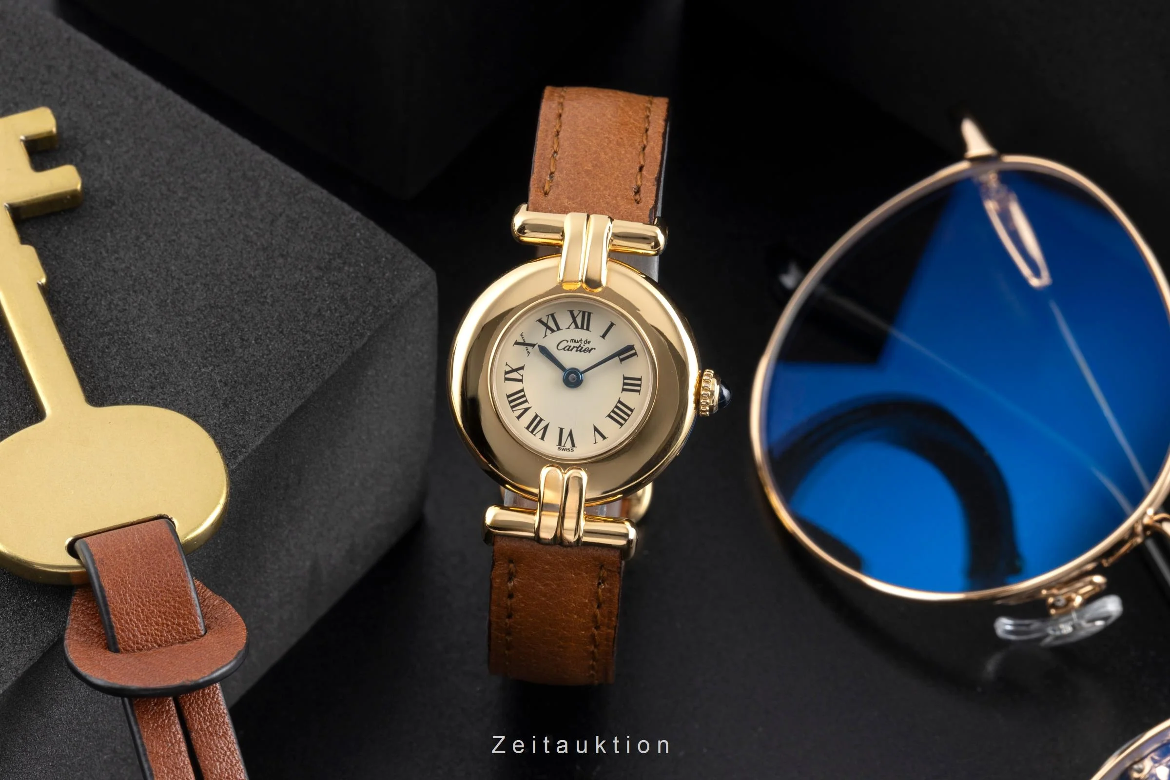 Cartier Colisee silver-gilt quartz women's watch 590002  [2503954] - Image 4