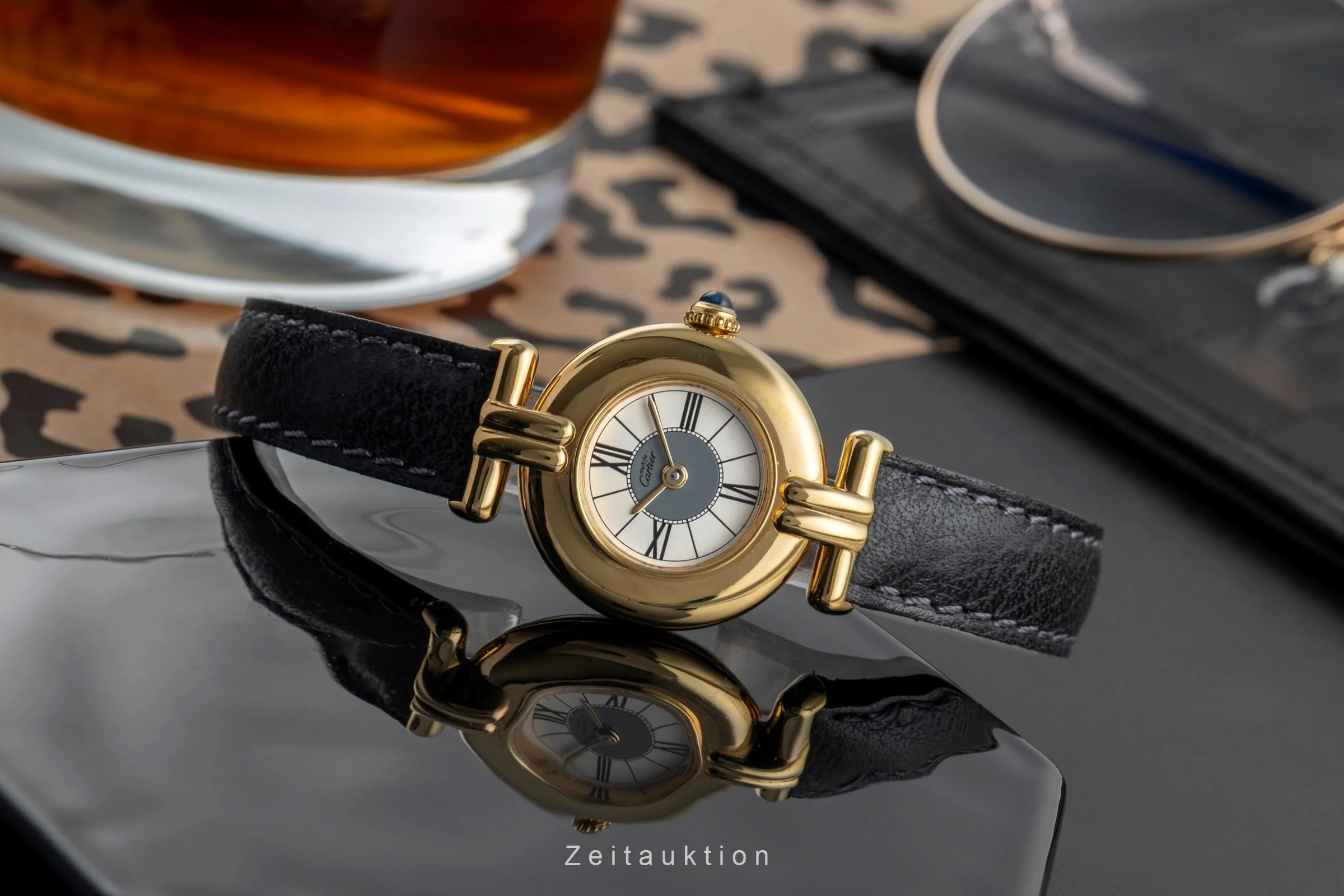 Cartier Colisee silver-gilt quartz women's watch 590002  [2503957] - Image 3
