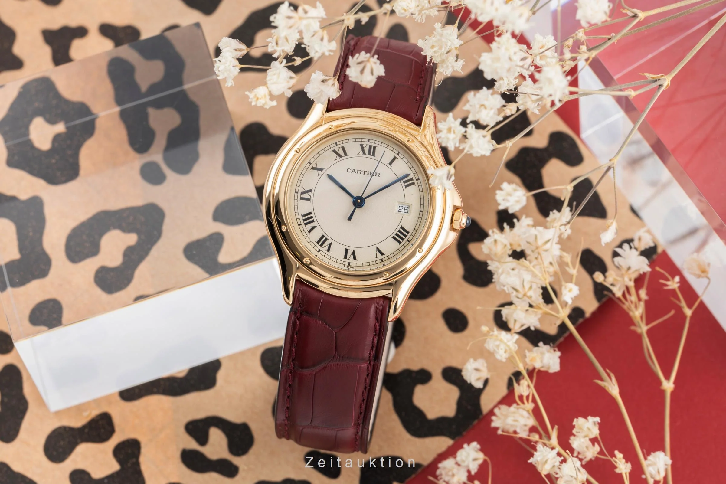 Cartier Cougar 18 ct gold quartz men's watch 116000R, W3500453  [2504241] - Image 4