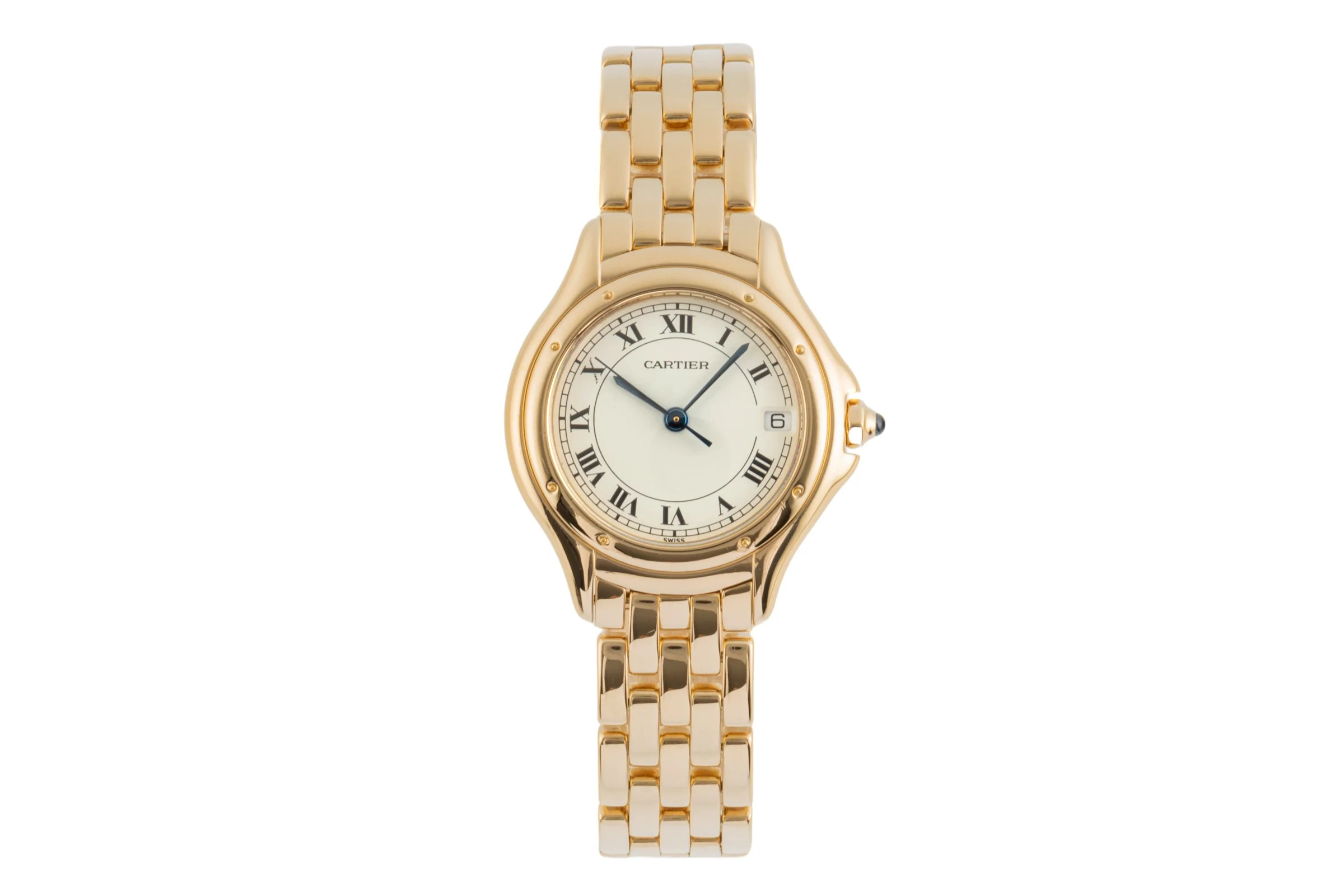 Cartier Cougar 18 ct gold quartz women's watch 887906 LP: 24800EUR  [2401100] - Image 4