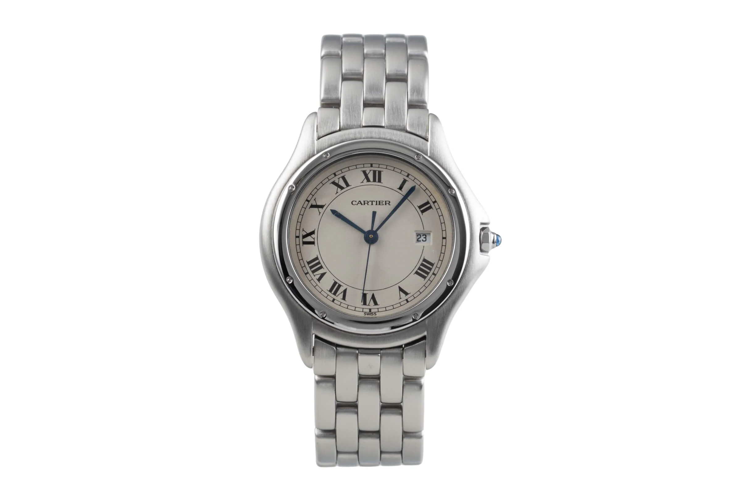 Cartier Cougar steel quartz men's watch W25013B9  [2406682] - Image 4