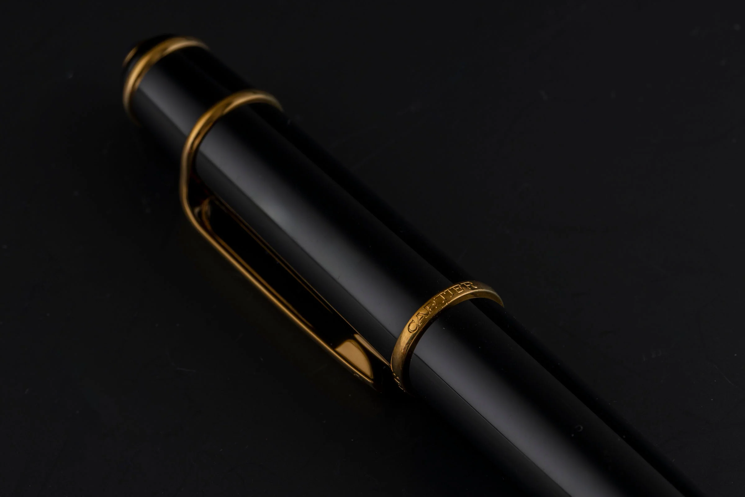 Cartier Diabolo de Cartier fountain pen black / gold-plated Ref. ST180004[KL25881] - Image 4