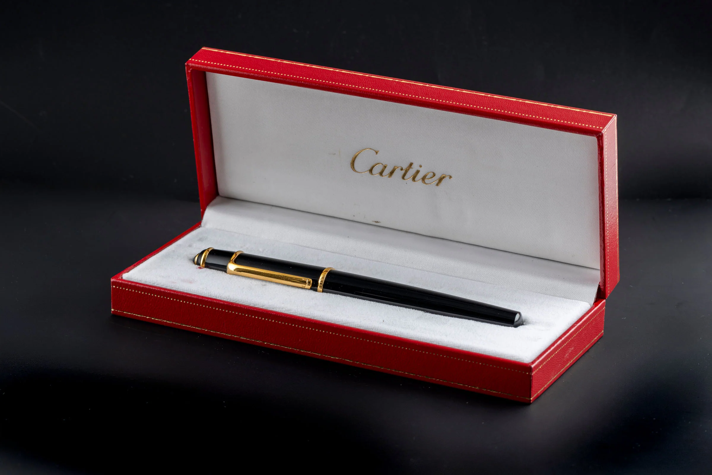 Cartier Diabolo de Cartier fountain pen black / gold-plated Ref. ST180004[KL25881] - Image 5