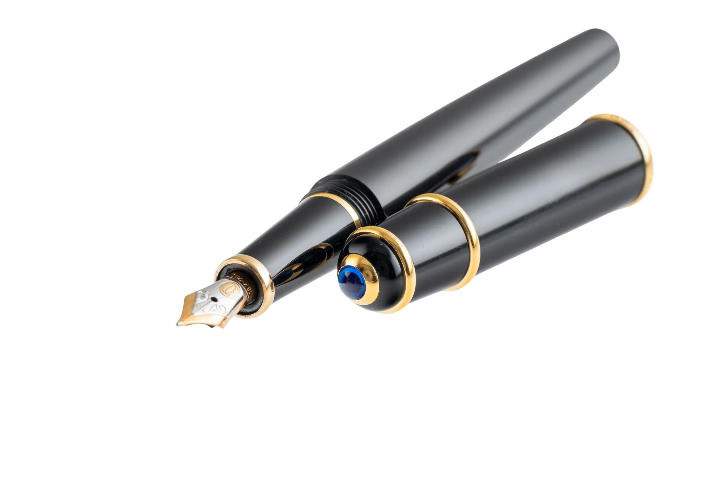 Cartier Diabolo de Cartier fountain pen black / gold-plated Ref. ST180004[KL25881] - Image 7