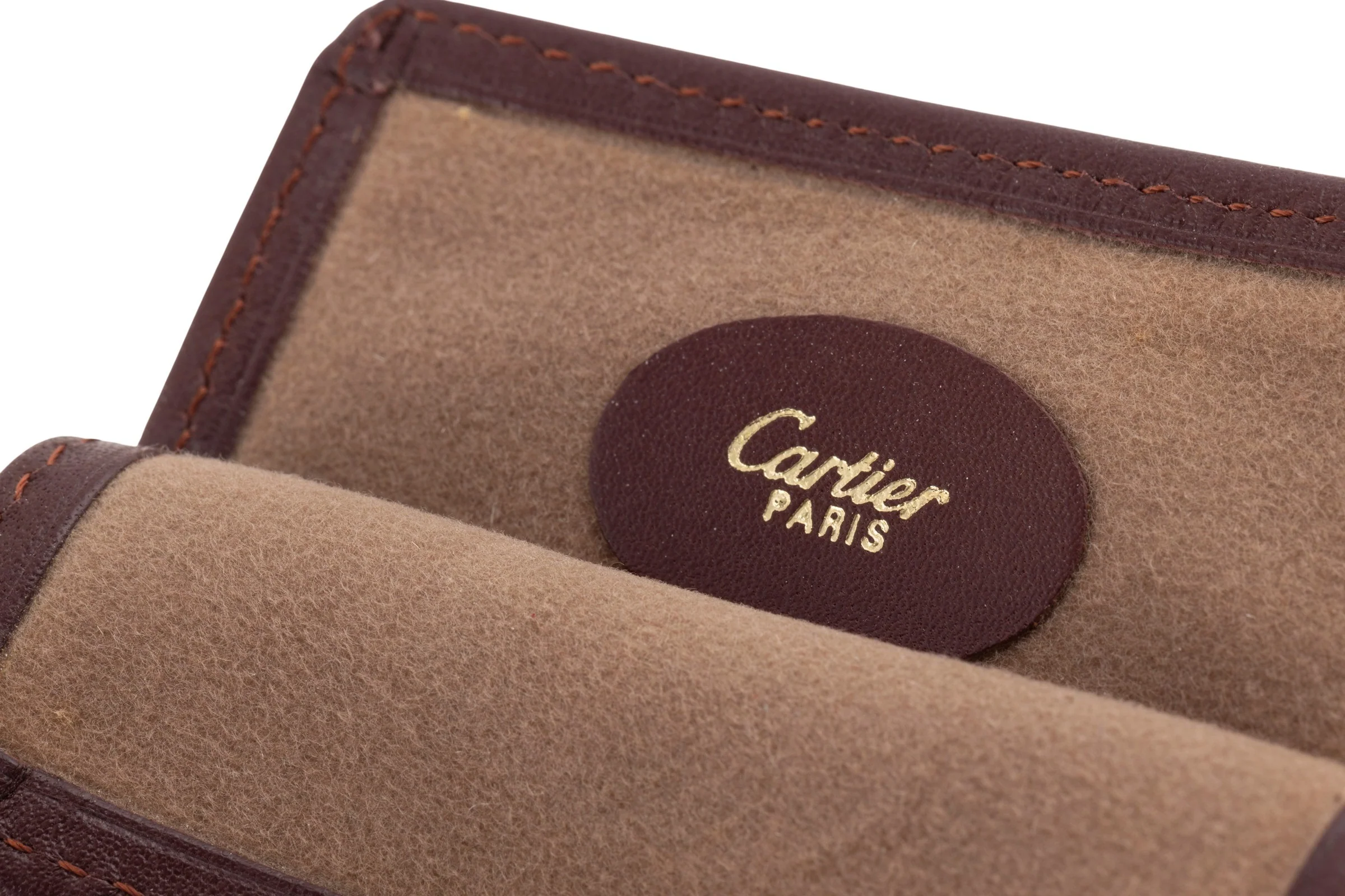 Cartier eyeglass case leather case 1980s vintage case Cartier Paris[KL26016] - Image 3